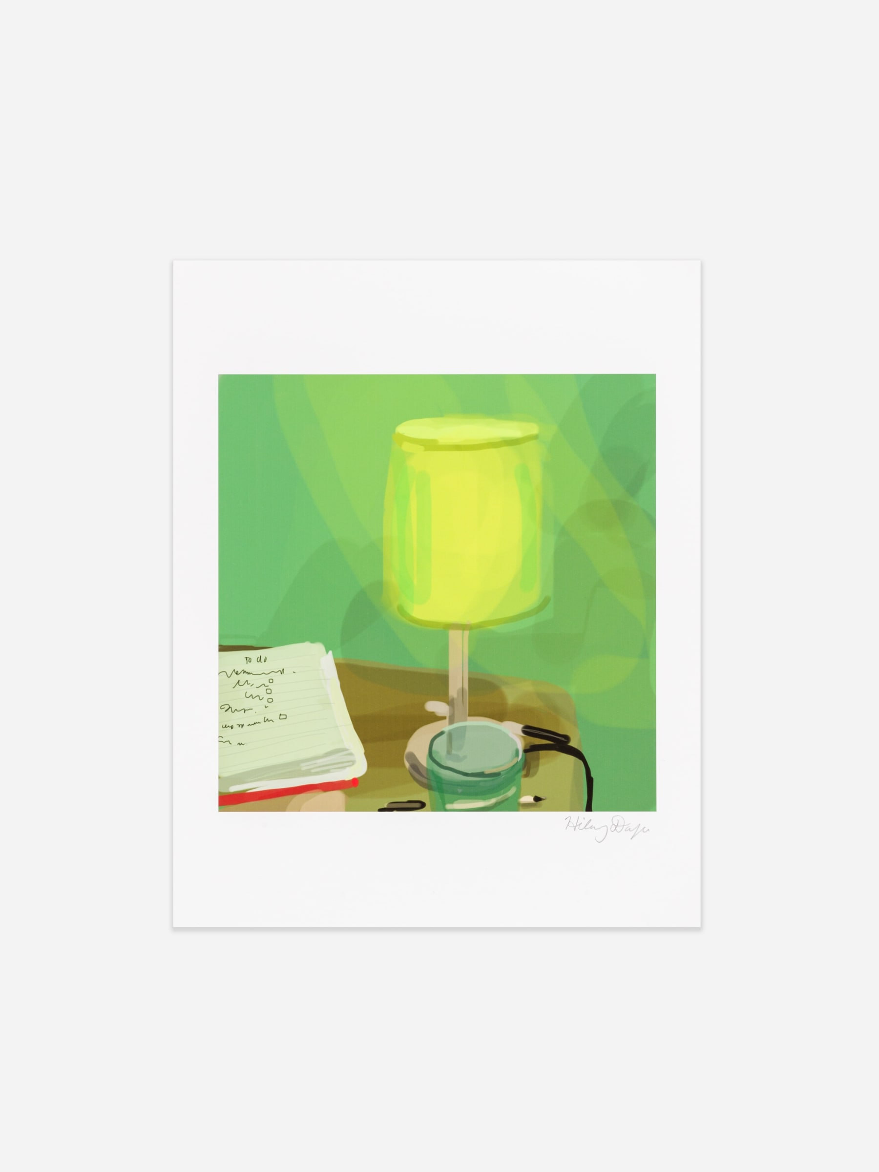 Hilary Doyle Night Stand With To Do List 12 22 Cactus Moon Studio