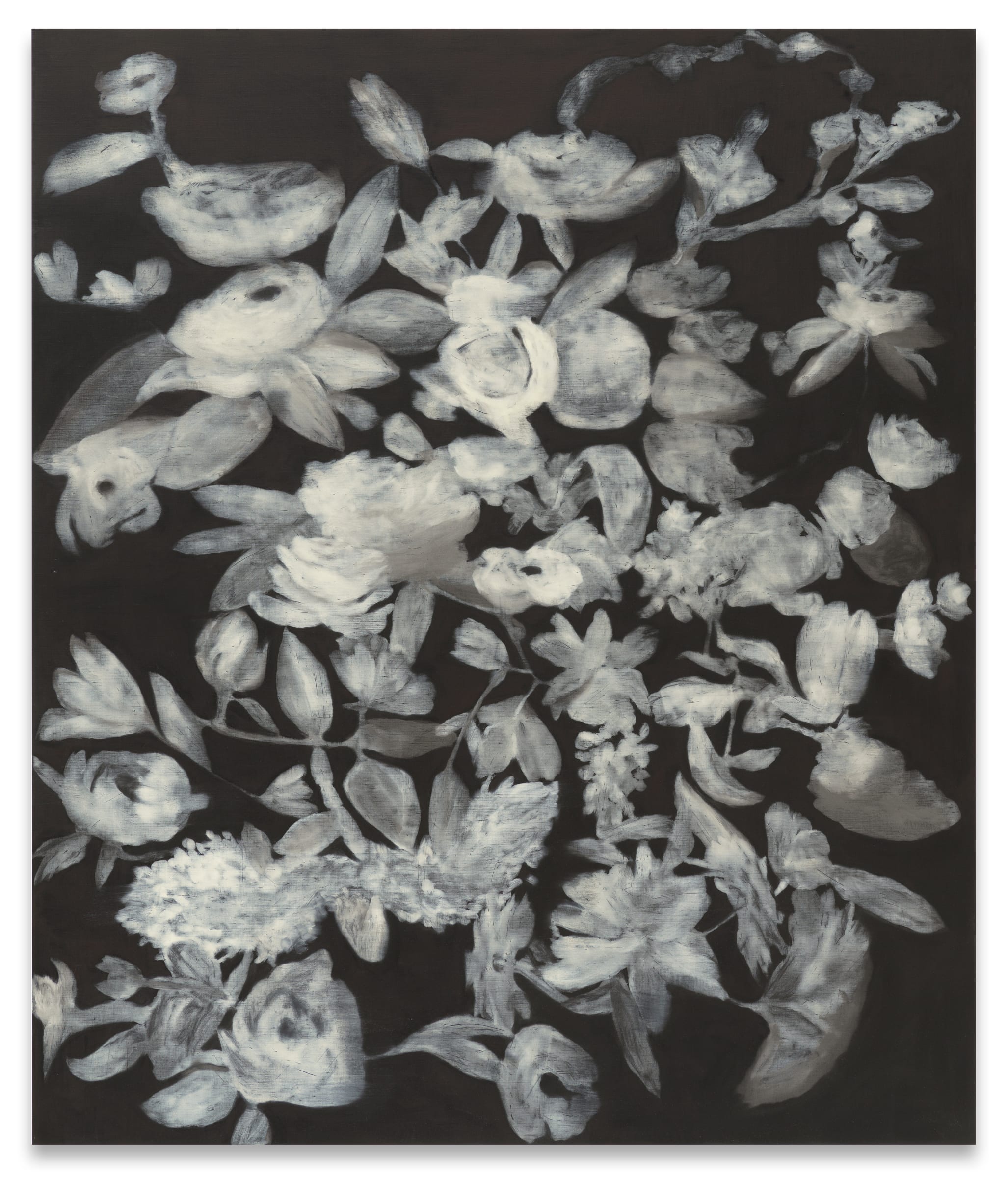 Ross Bleckner Outside Her Window, 2020 Oil on linen Signed and dated verso 198.1 x 167.6 cm 78 x 66 inches