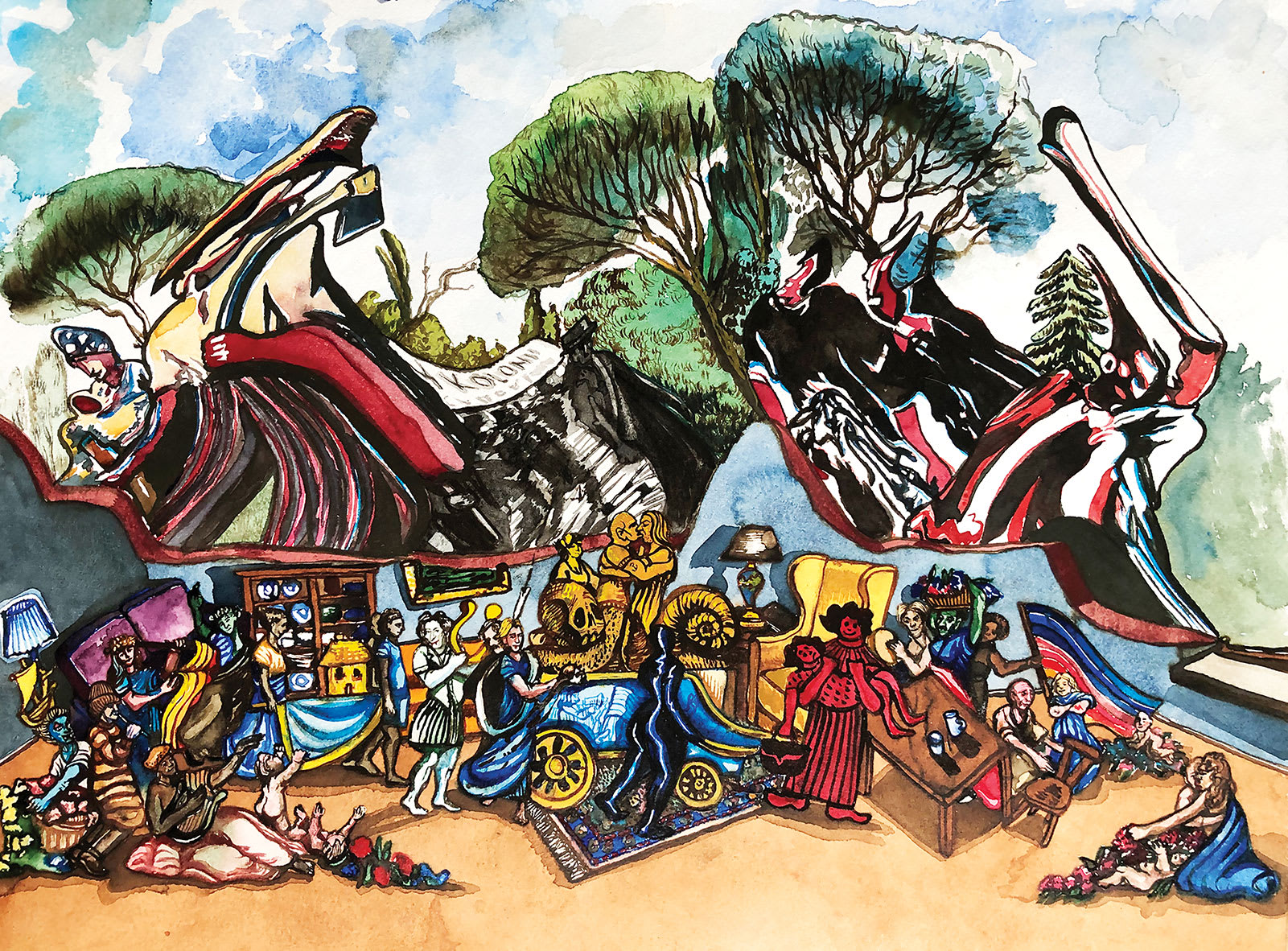 Mikołaj Sobczak’s research-based practice weaves together historical and contemporary references to construct detailed utopian fantasies, creating imagined, alternative histories. Focusing...