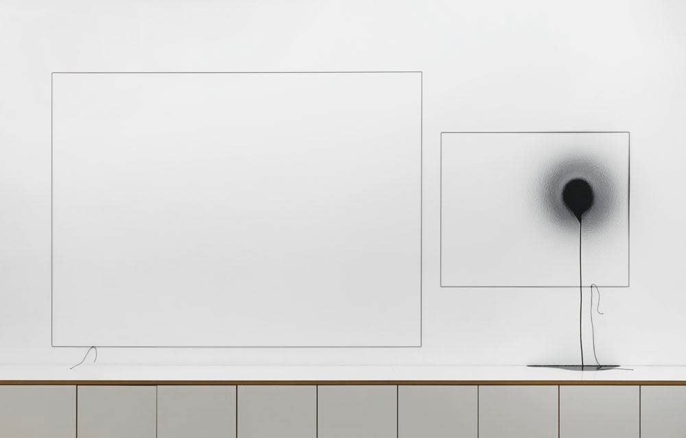 Stephen Prina, Untitled, Exquisite Corpse: The Complete Paintings of Manet 255 of 556, Femme au Jardin (Woman in a Garden), 1876?, Formerly in Berlin, Liebermann Collection, 2017