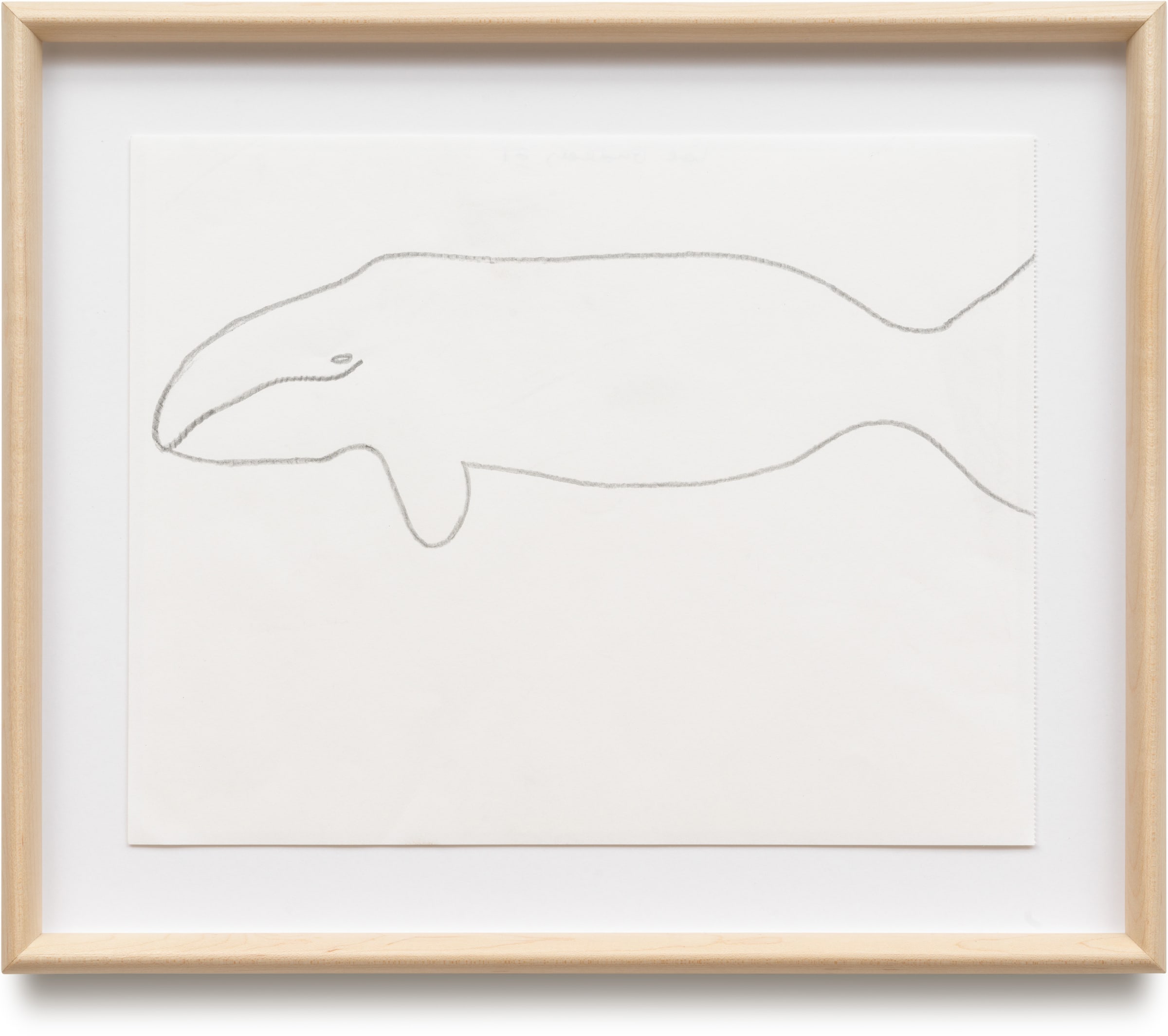 Joe Bradley Untitled, 2021 Graphite on paper Signed and dated verso Paper dimensions: 24 x 30.5 cm / 9.5 x 12 inches Framed dimensions: 32.2 x 39.3 cm / 12.7 x 15.5 inches