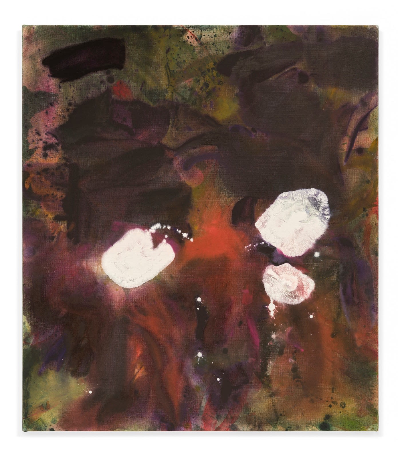 Mary Weatherford, Night Blooms (red), 2021