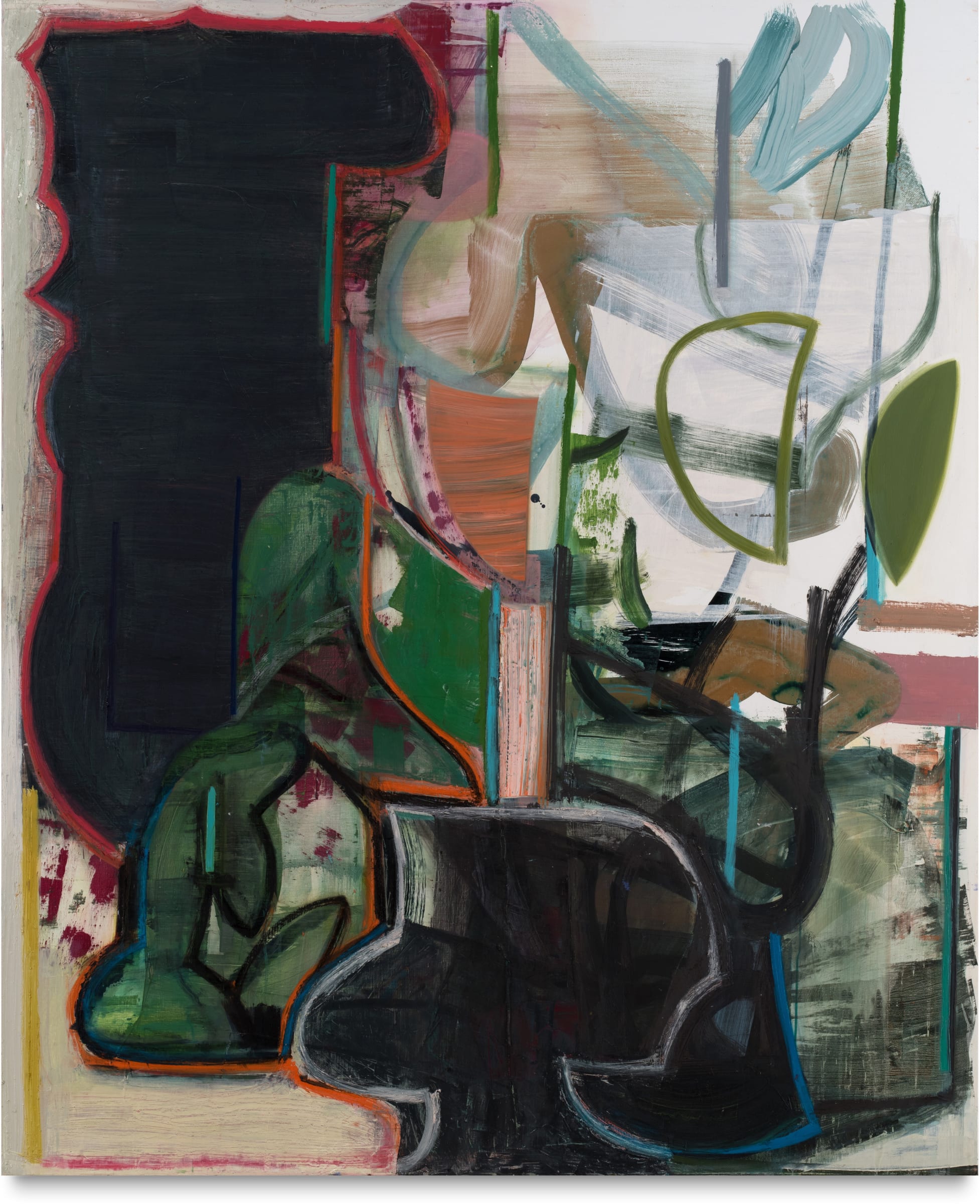 Amy Sillman Magic Fountain, 2021 Oil and acrylic on canvas Signed, dated, and titled verso 182.9 x 152.4 cm 72 x 60 inches