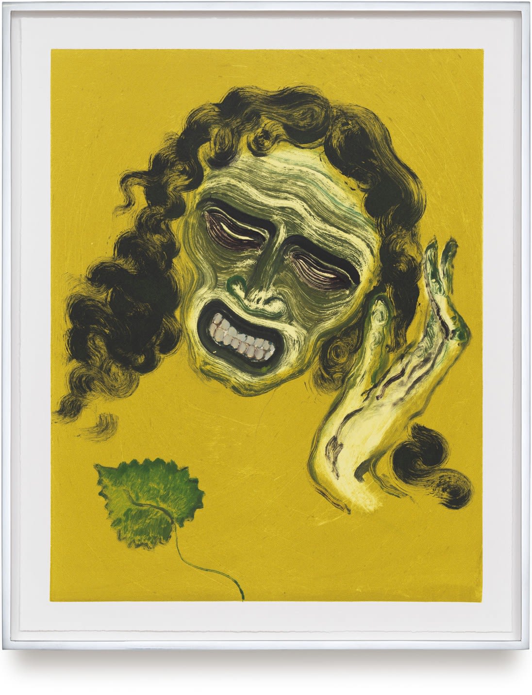 Sanya Kantarovsky Siddha, 2022 Monotype, unique Signed verso, on frame Paper dimensions: 53.4 x 43 cm / 21 x 16.9 inches Framed dimensions: 56.3 x 45.8 cm / 22.2 x 18 inches