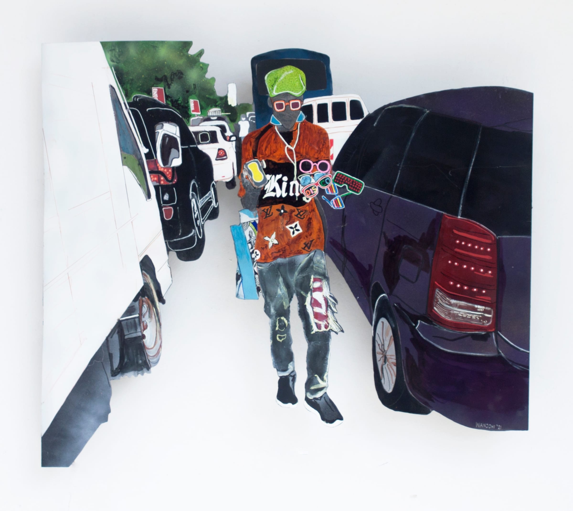 Wanjohi Maina Hawkers Republic XXIV Sunnies Uhuru Highway 2021 Circle Art Gallery