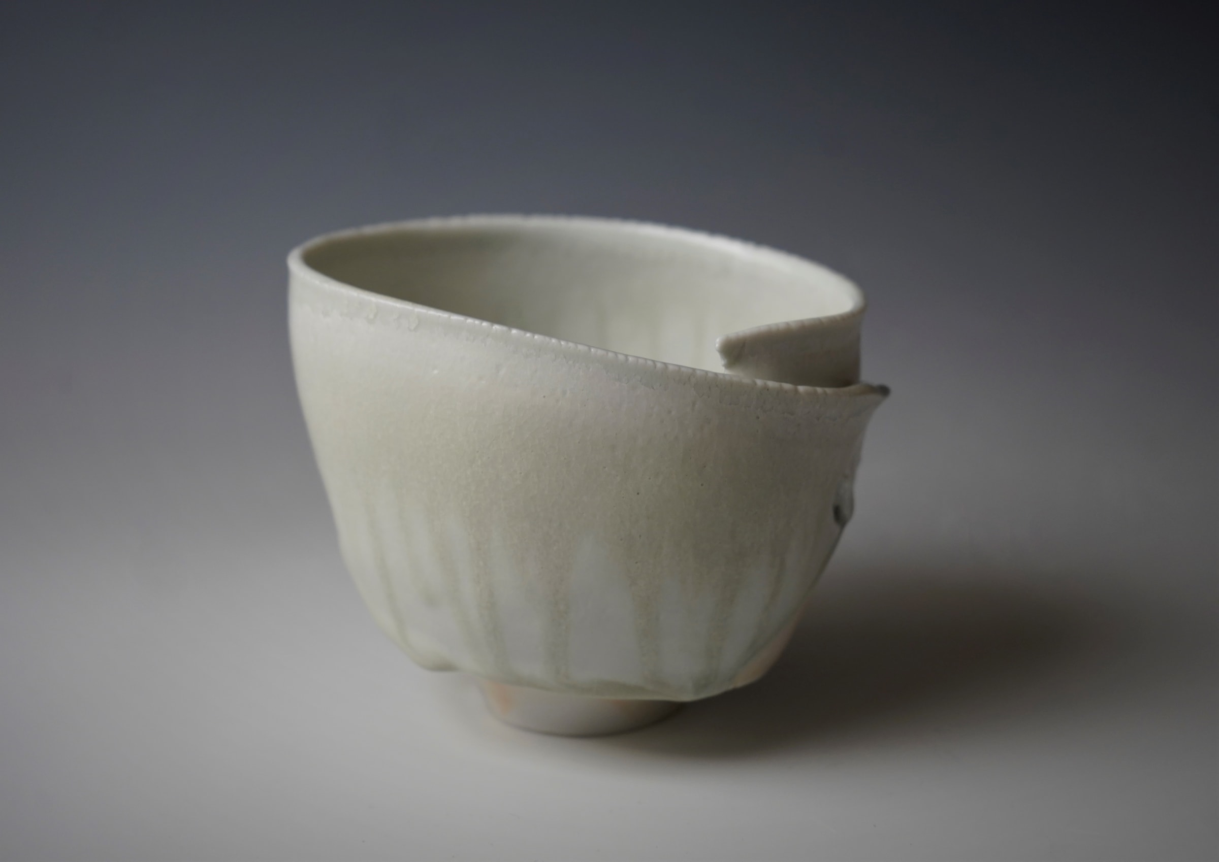 Mikko　茶碗 Kato Mami 加藤真美, No.3 Frost Glazed Teabowl フロスト釉茶碗