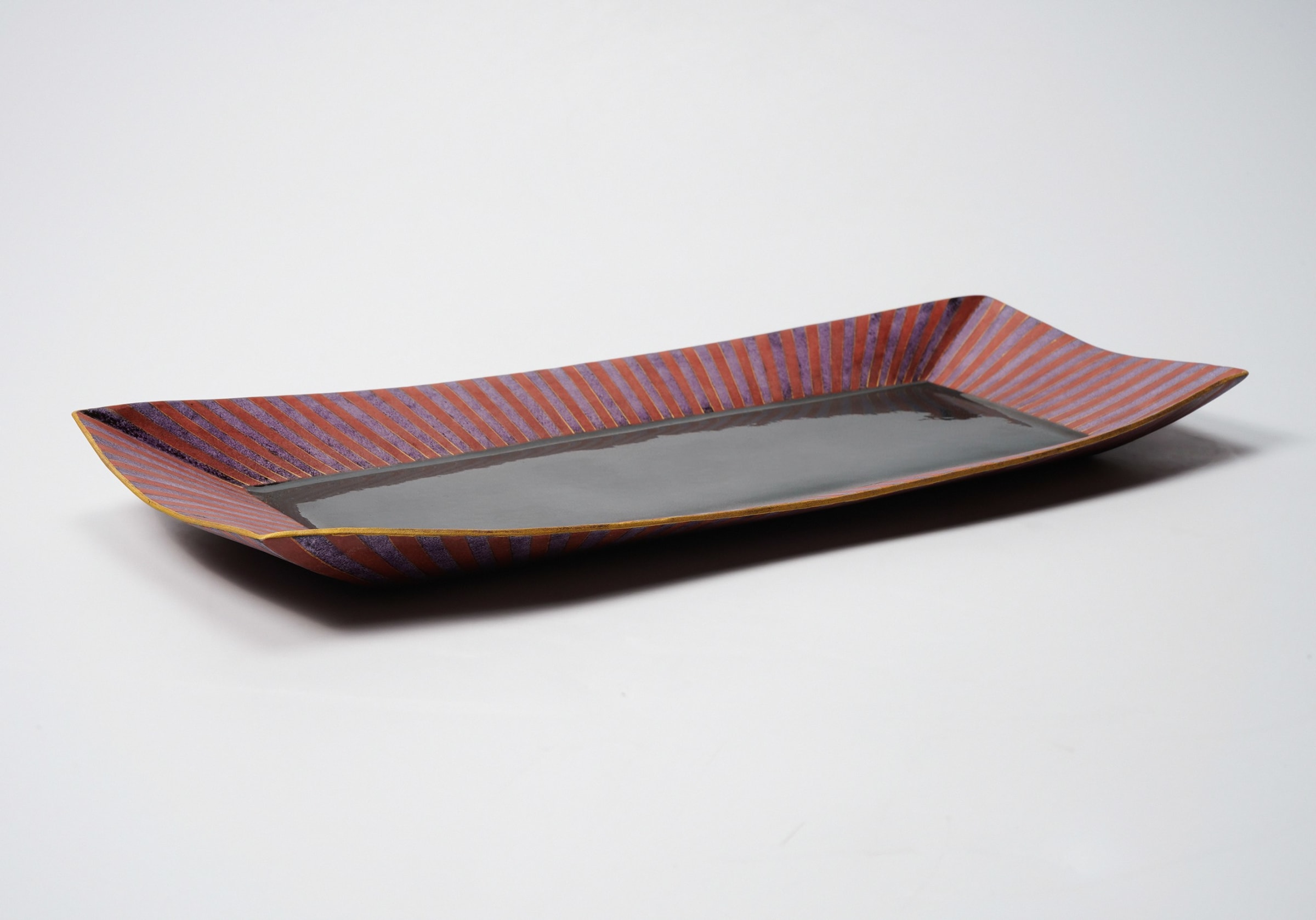 Tatsumi Takayama Takayama Kazuo 高山和夫, No.5 New Kutani Rectangular Plate