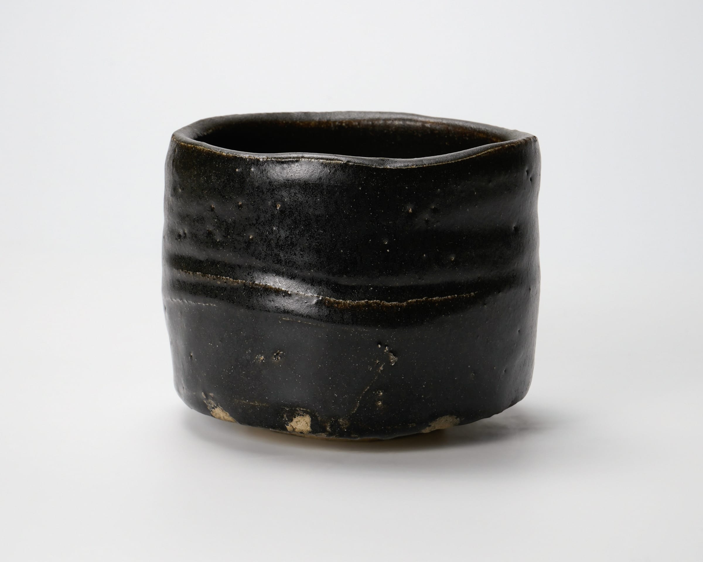 KISHIMOTO Kennin 岸本謙仁, Seto black tea bowl 瀬戸黒茶碗