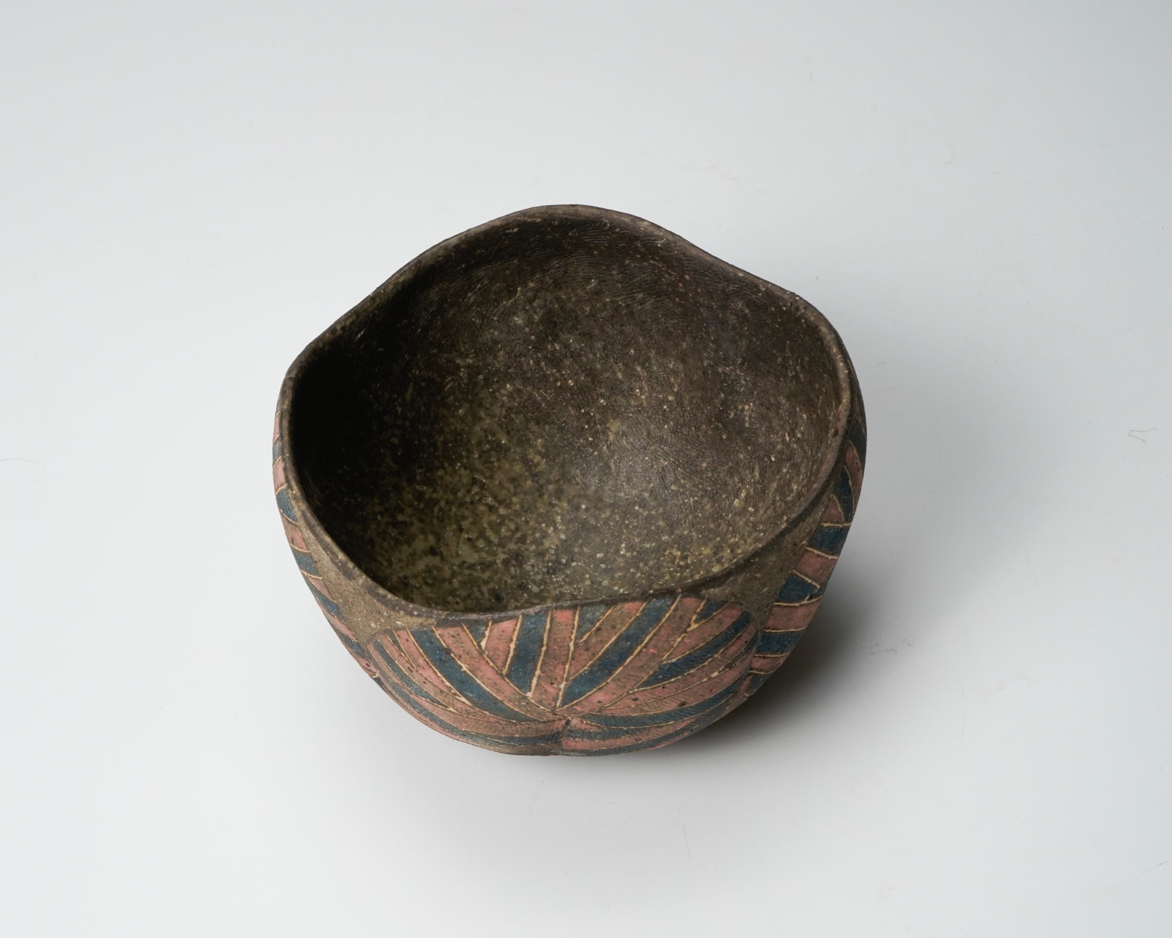 Takeuchi Shingo 竹内真吾, Inlaid Tea bowl, 2023 | Dai Ichi Arts