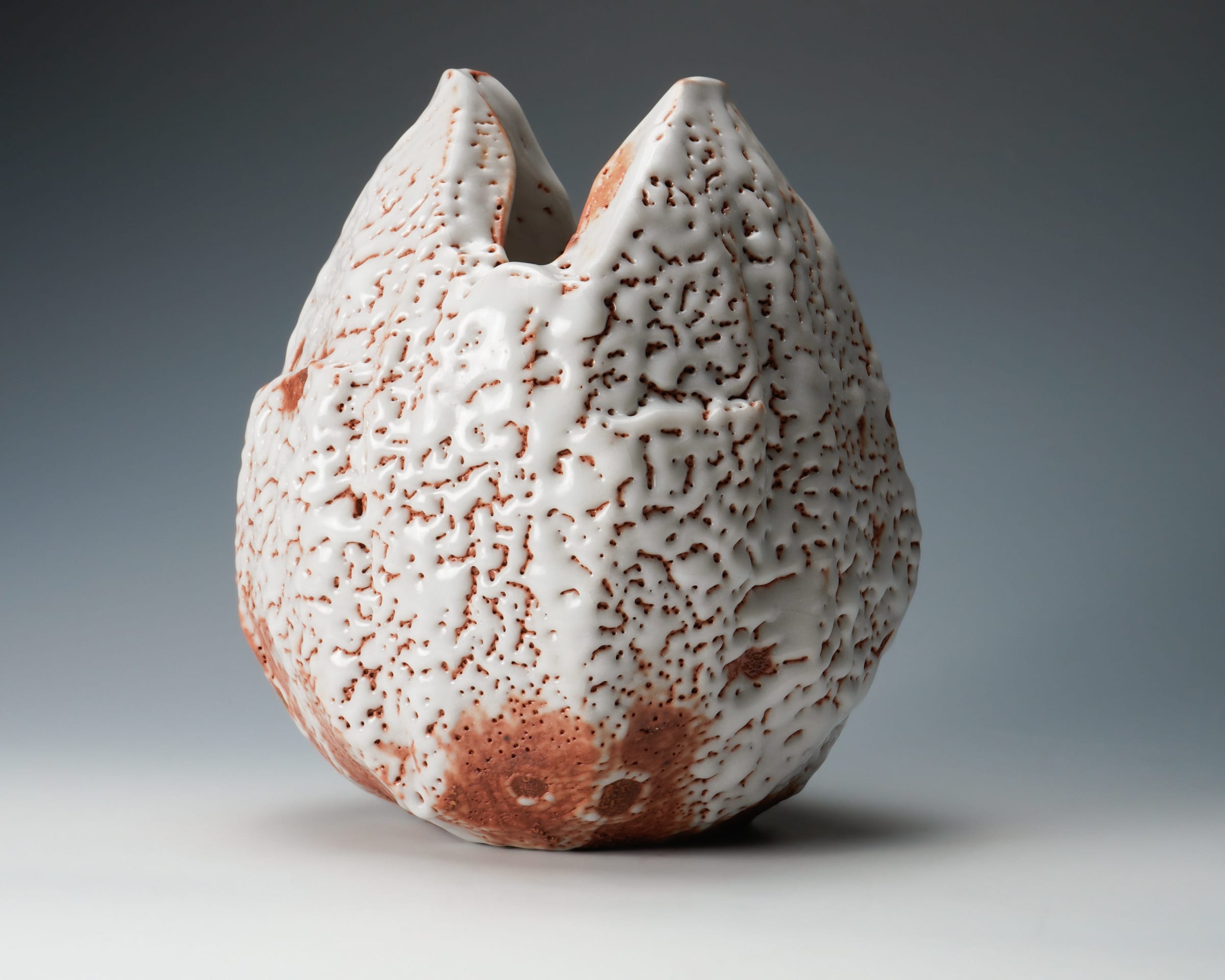 Hayashi Shotaro 林正太郎, Shino flower vase 志野花瓶 | Dai