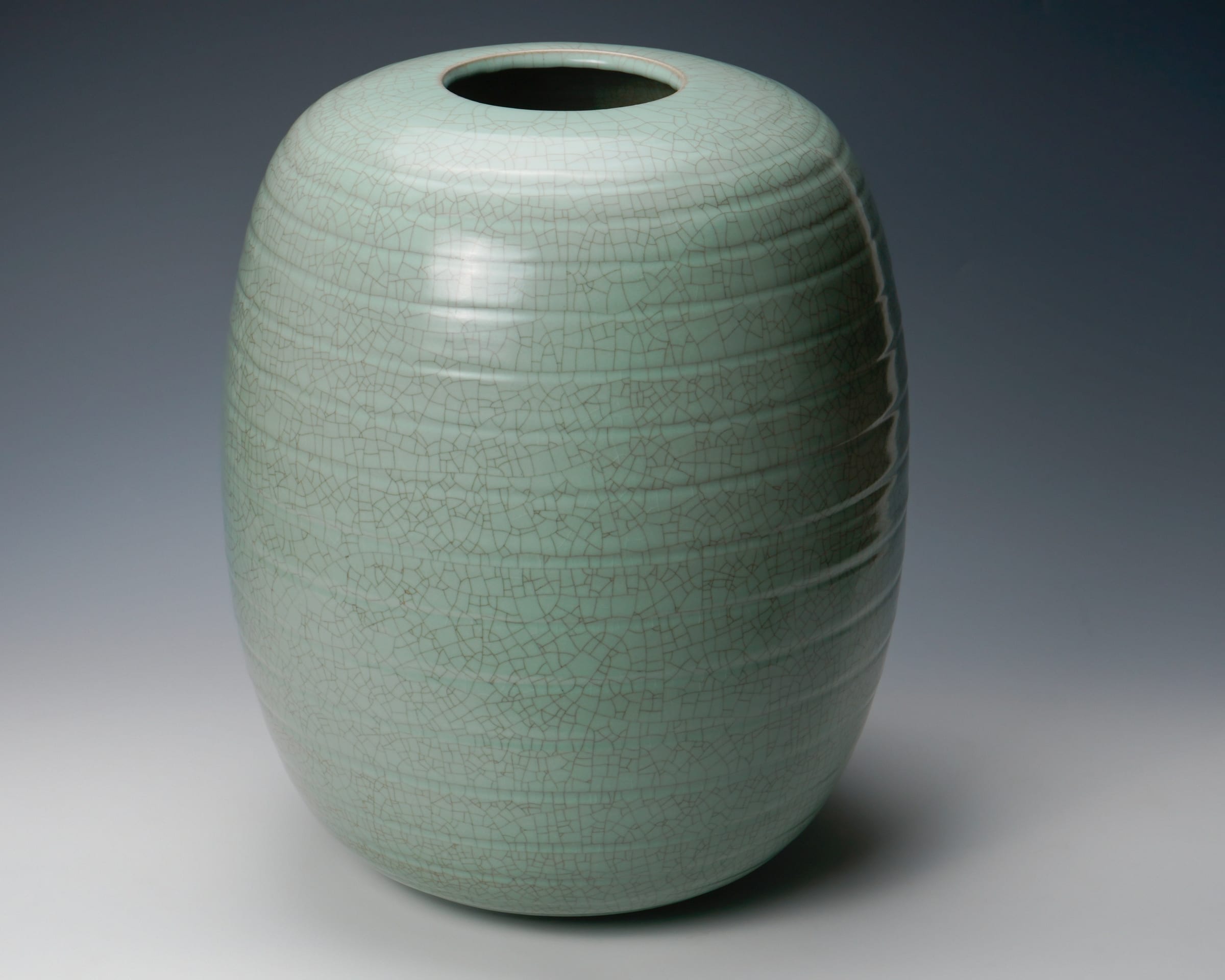 充実の品 celadon Jade 宏, 中島 Hiroshi Nakashima jar Dai | 翡青磁壷 工芸品