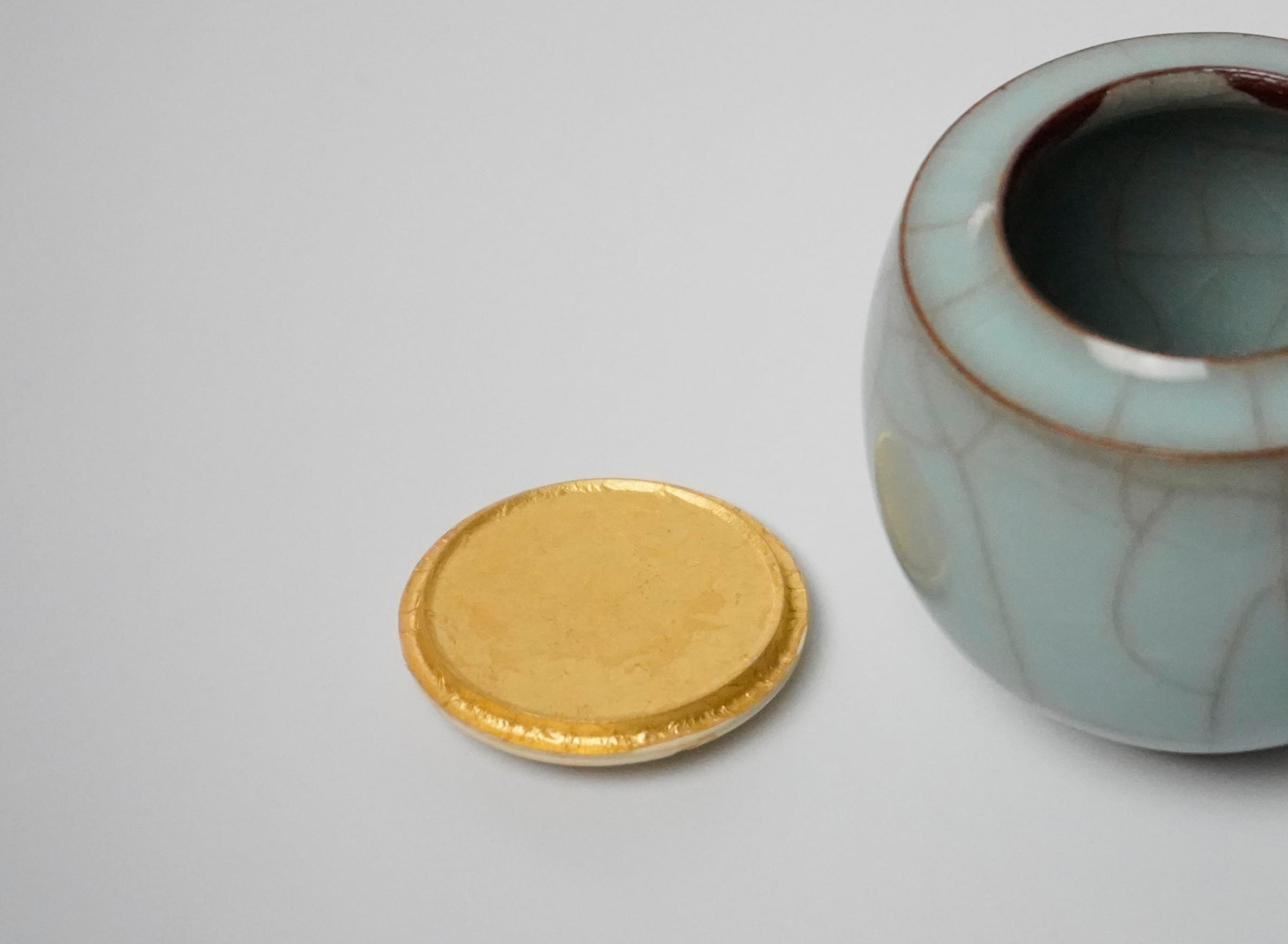 Miura Koheiji 三浦小平二, LNT, Celadon Tea Jar with Cover