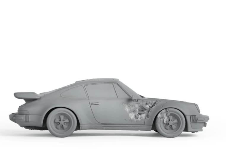 Daniel Arsham, Eroded 911 Turbo (Porsche Grey), 2020 | Dellasposa