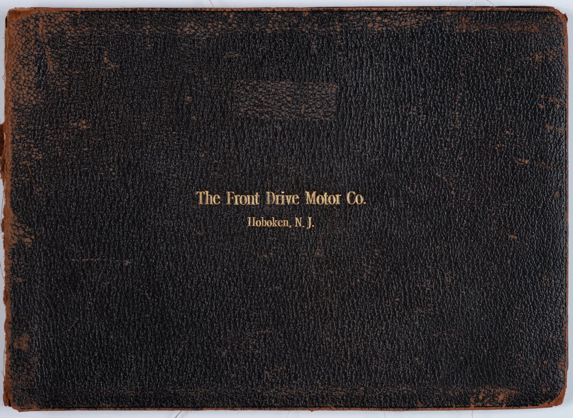 Front Drive Motor Co., Presentation album documenting J. Walter