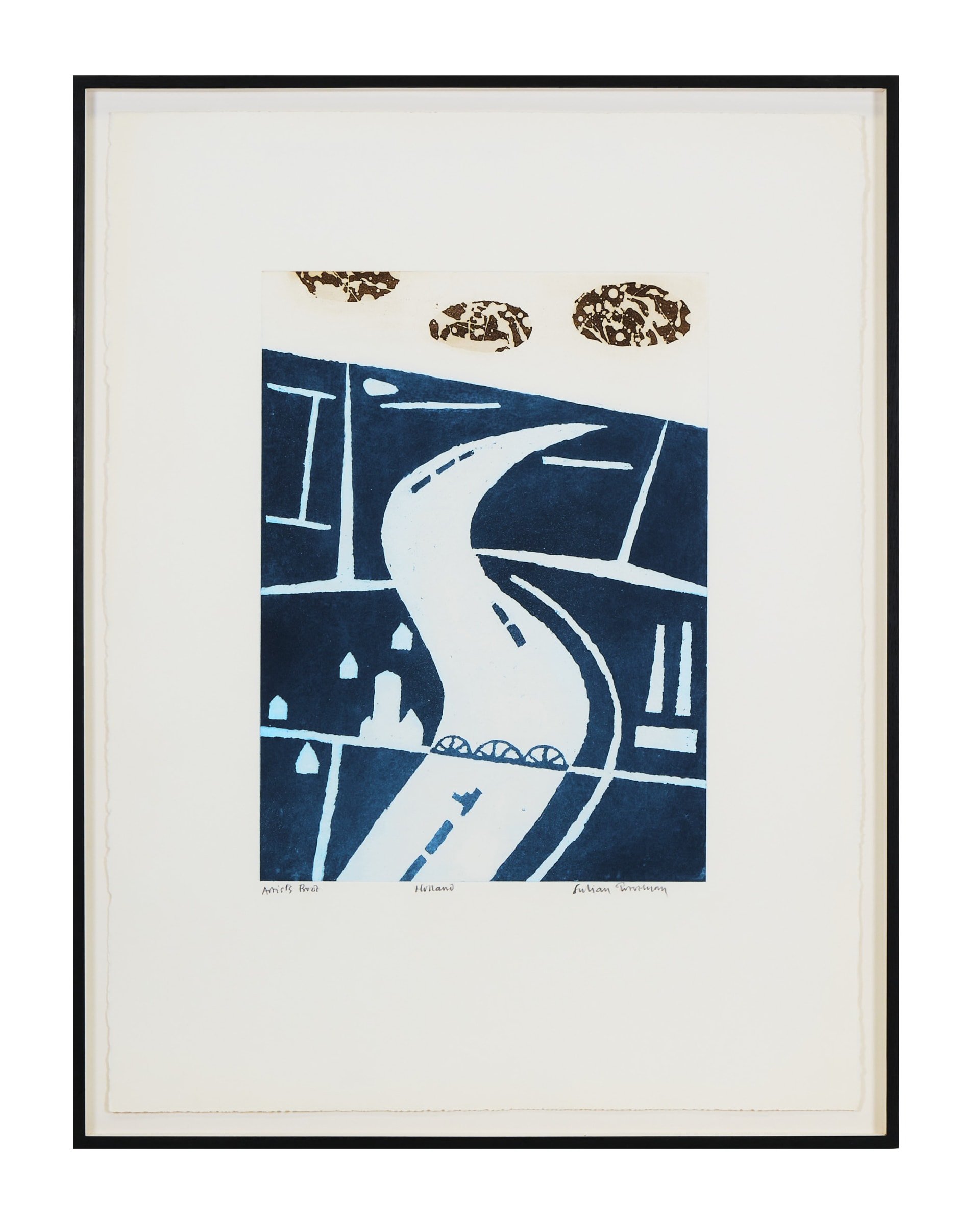 絵画 Julian Trevelyan Aigues Mortes Aigues Mortes by Julian