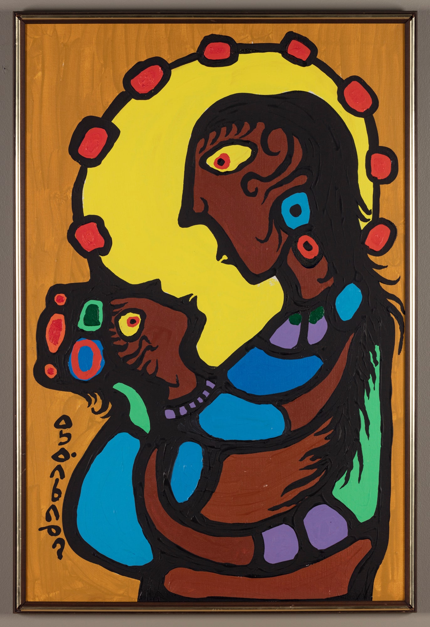 NORVAL MORRISSEAU, C.M. (1931-2007) ANISHINAABE (OJIBWE
