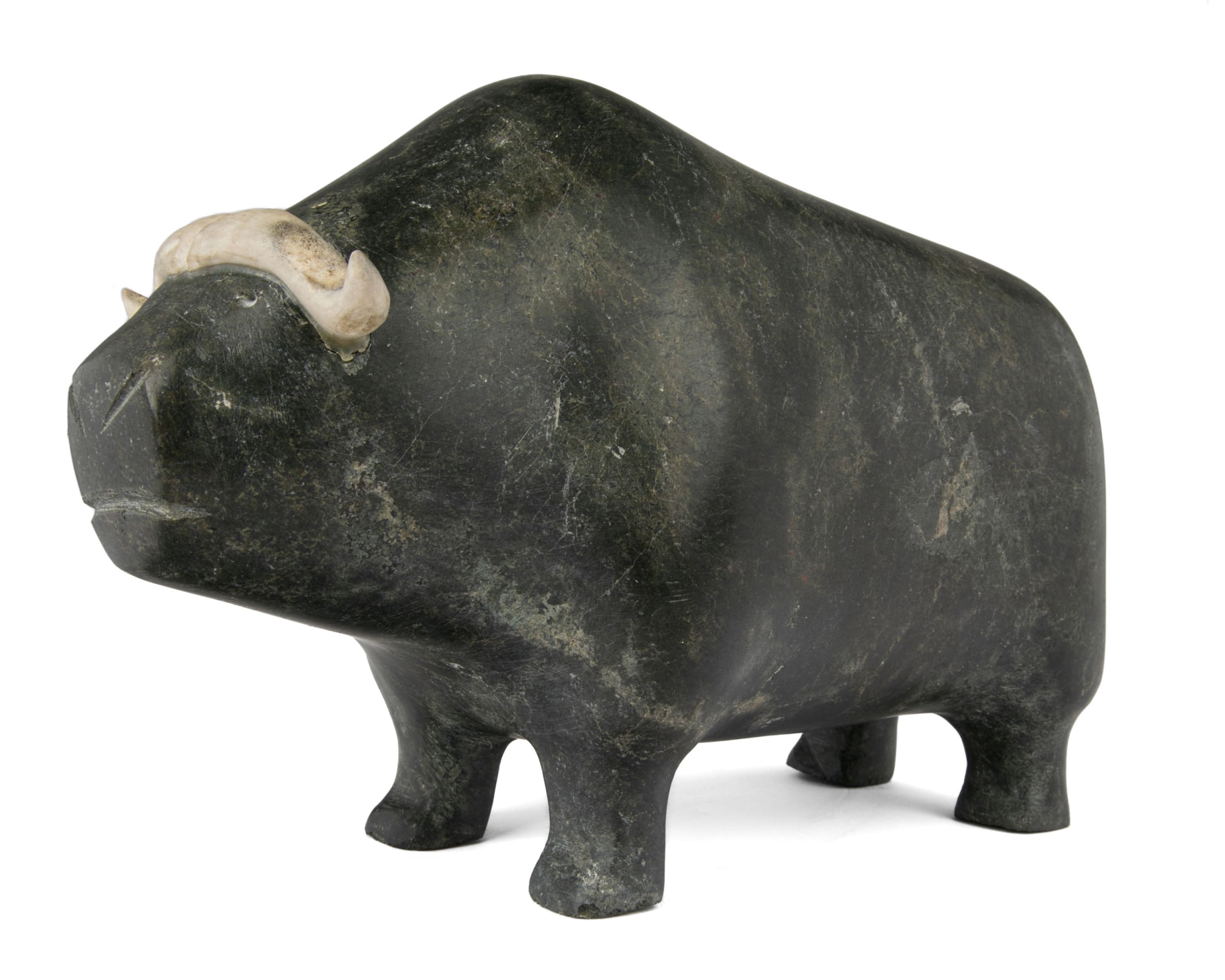 MARK TUNGILIK (1913-1986) NAUJAAT (REPULSE BAY), Muskox, c. 1978 ...