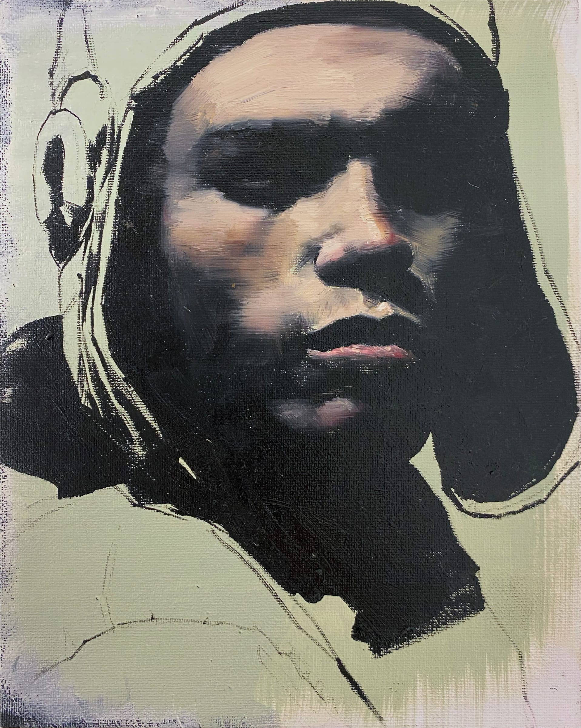 Christopher Thompson, Head Study I, 2020 Friedrichs Pontone