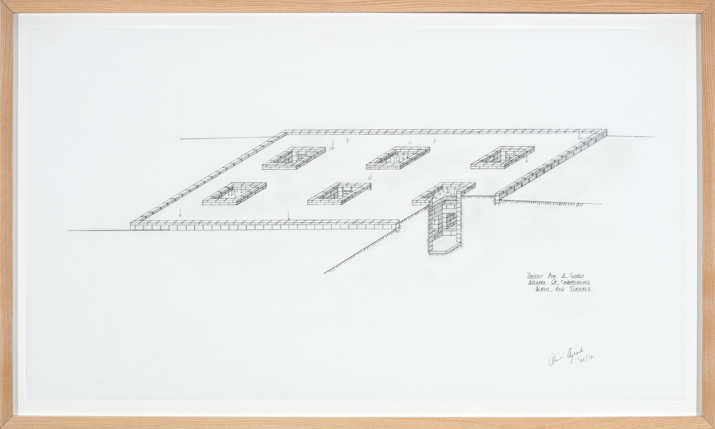 Alice Aycock, Project for a Simple Network of Underground