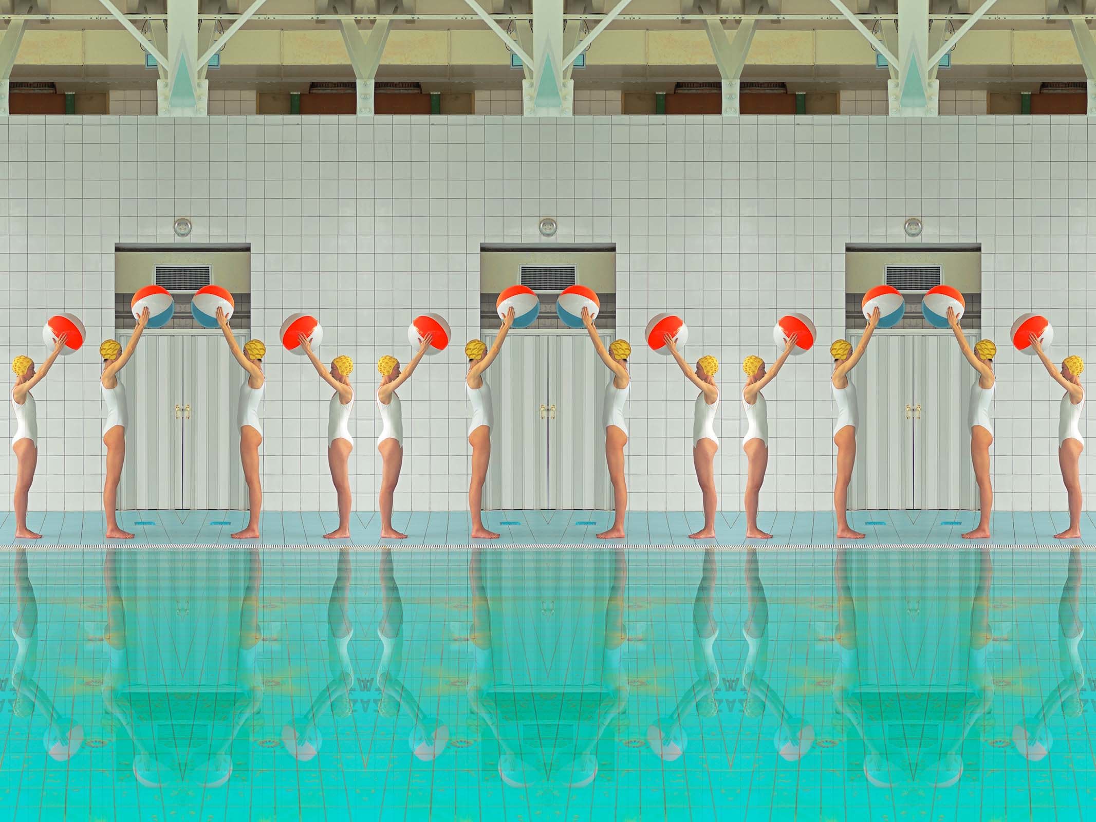 芸術写真 Swimming Pool Mario Svarbova Aqueous Photographs by