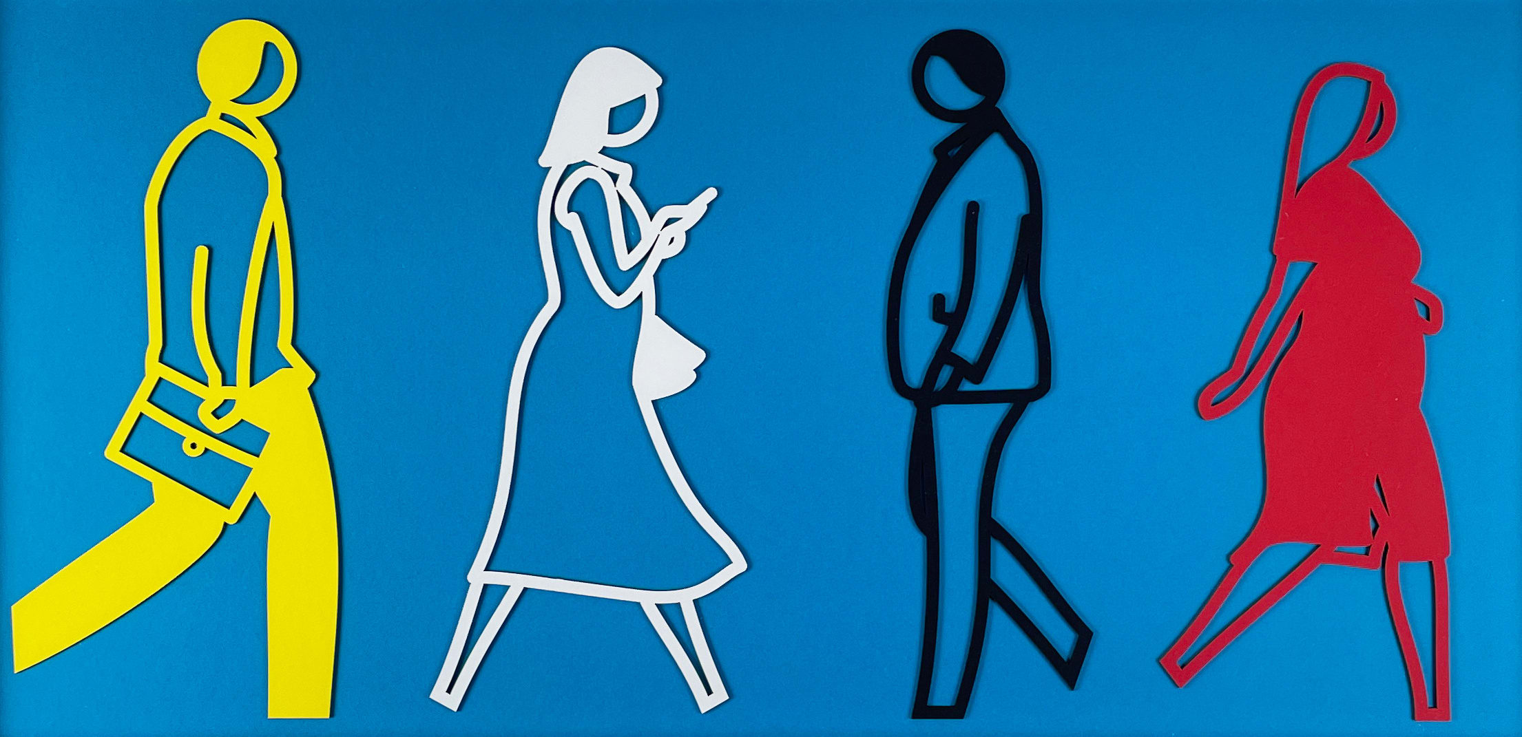 Julian opie on sale