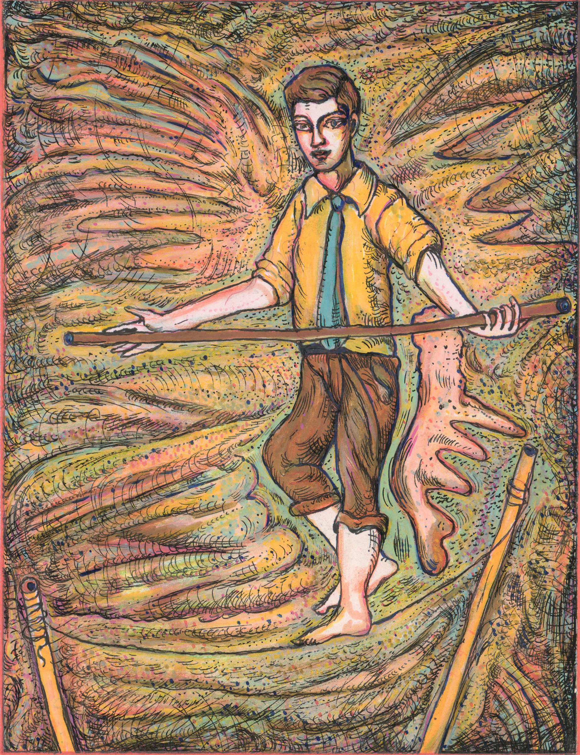 Adrian Wiszniewski, Tight-Rope, 1987-2025 | shop.glasgowprintstudio.co.uk