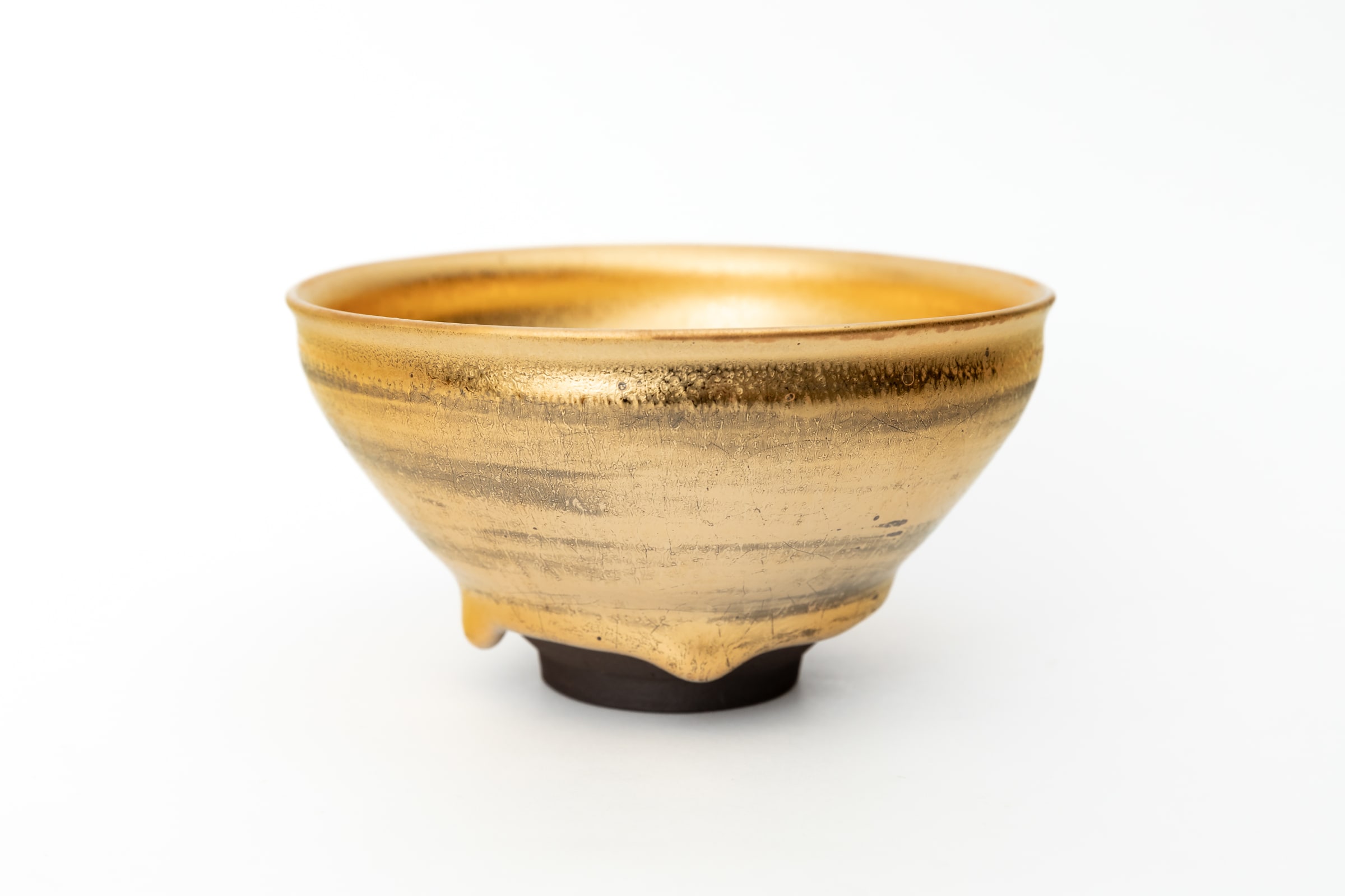 Noriyuki Furutani, Gold Tenmoku Tea Bowl 金天目茶盌, 2025