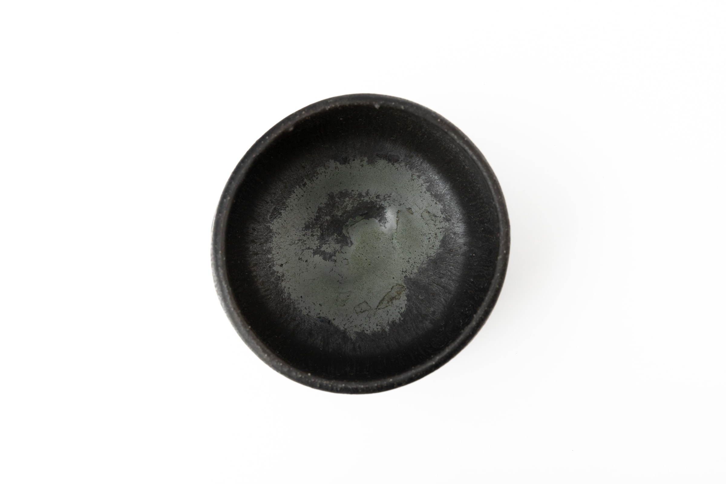 2024公式店舗 Cuckoo Little Asai, Ryusuke Black 黒楽茶碗 Bowl Tea Raku 工芸品