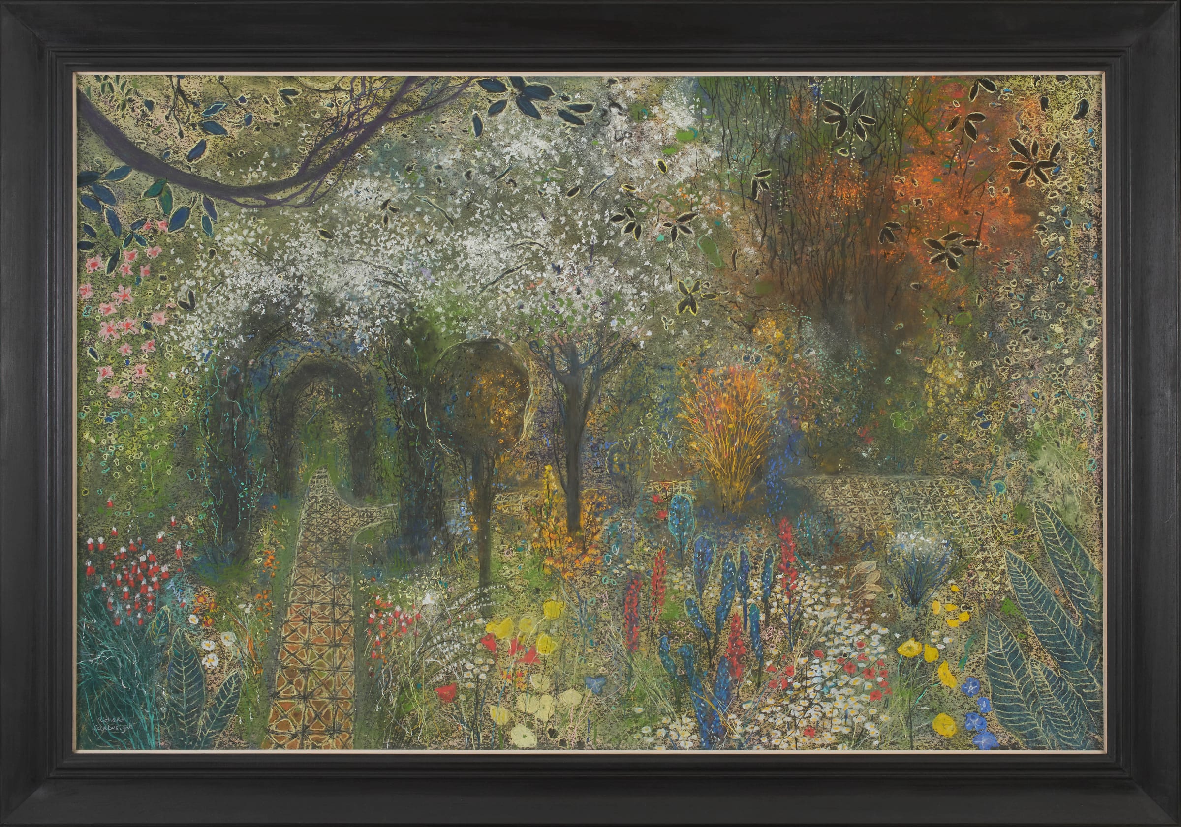 Richard Cartwright, The Flower Garden, 2022 John Martin Gallery