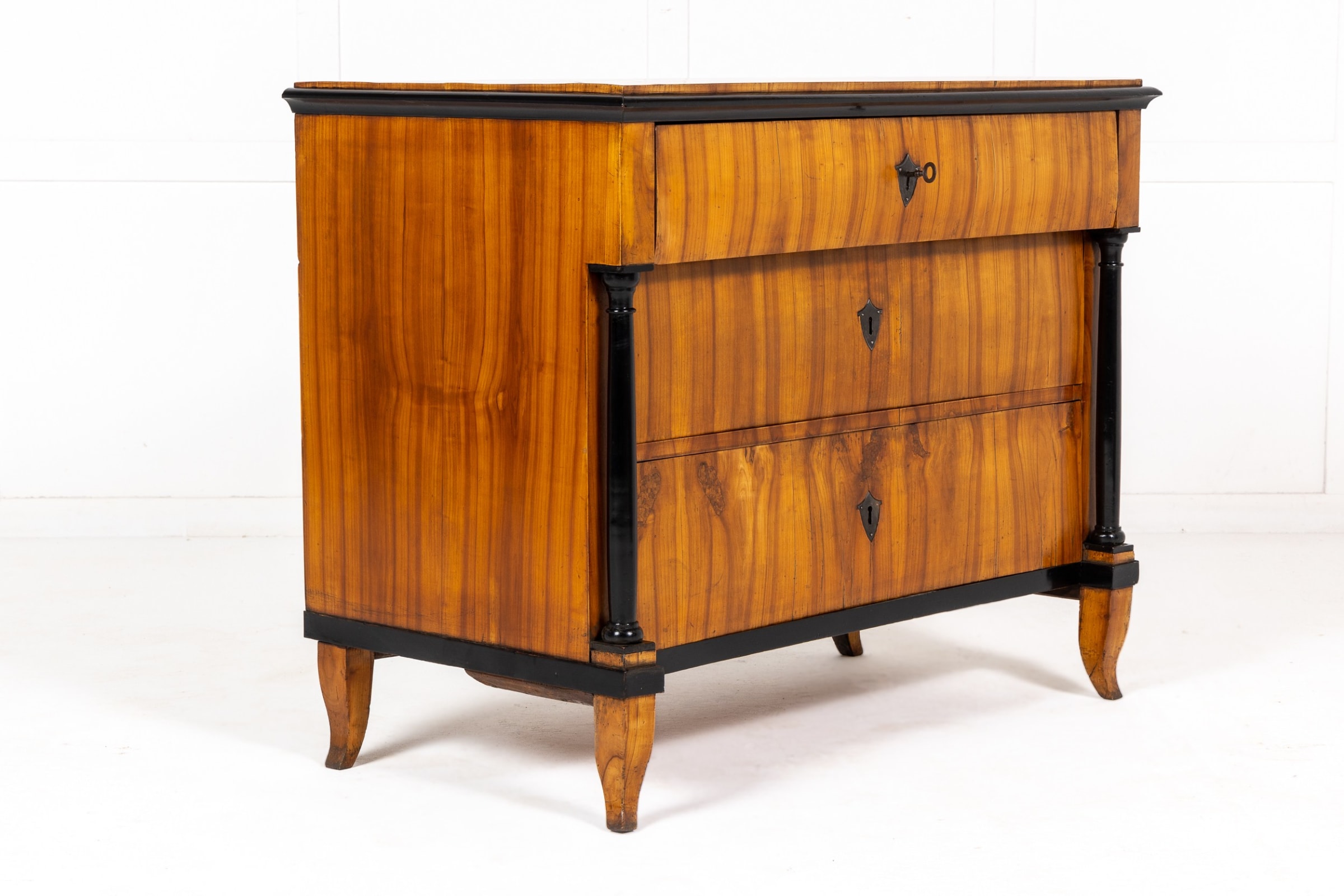 19th Century Biedermeier Cherrywood Chest of Drawers Lee Wright