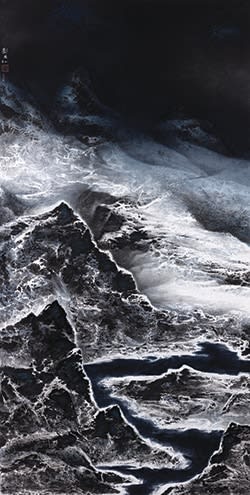 Kuo-sung Liu, 冰川的嘆息：西藏組曲之九七 The Whimpering Glacier: Tibet Series No.97, 2007