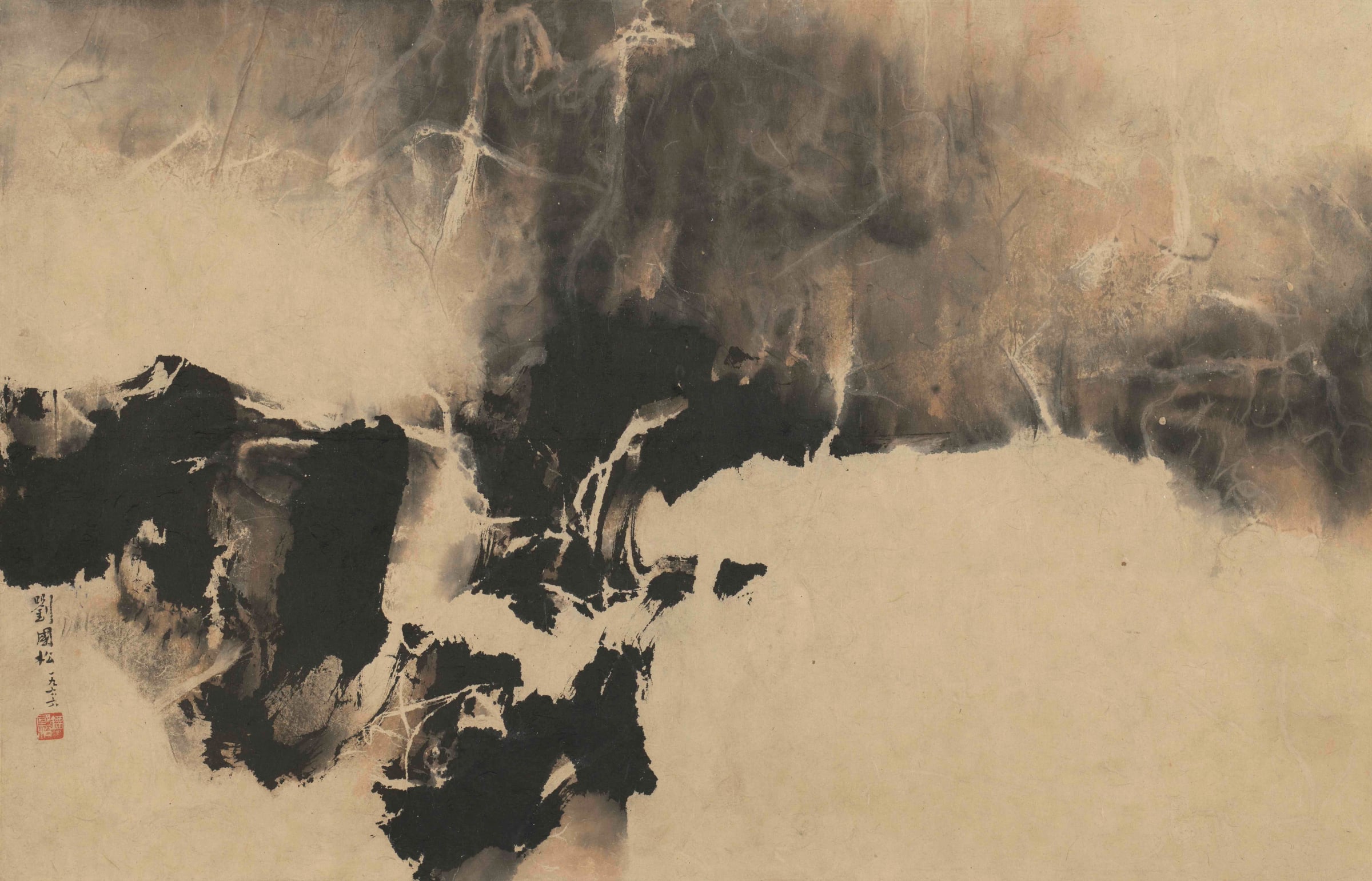 Kuo-sung Liu, 秋日黃昏 Autumn Dusk, 1966