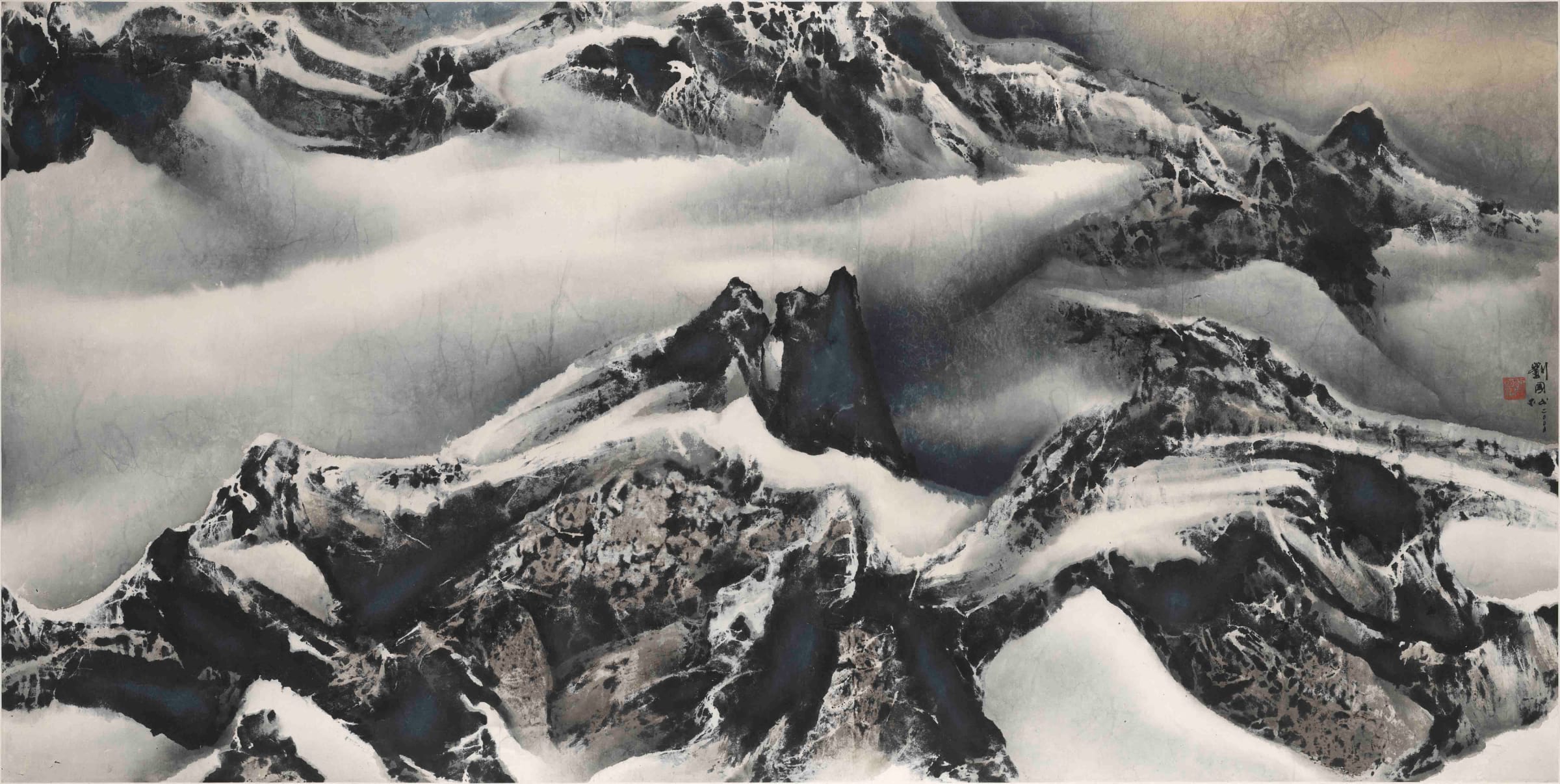 Kuo-sung Liu, 世界屋脊之十四 Roof of the World No.14, 2000