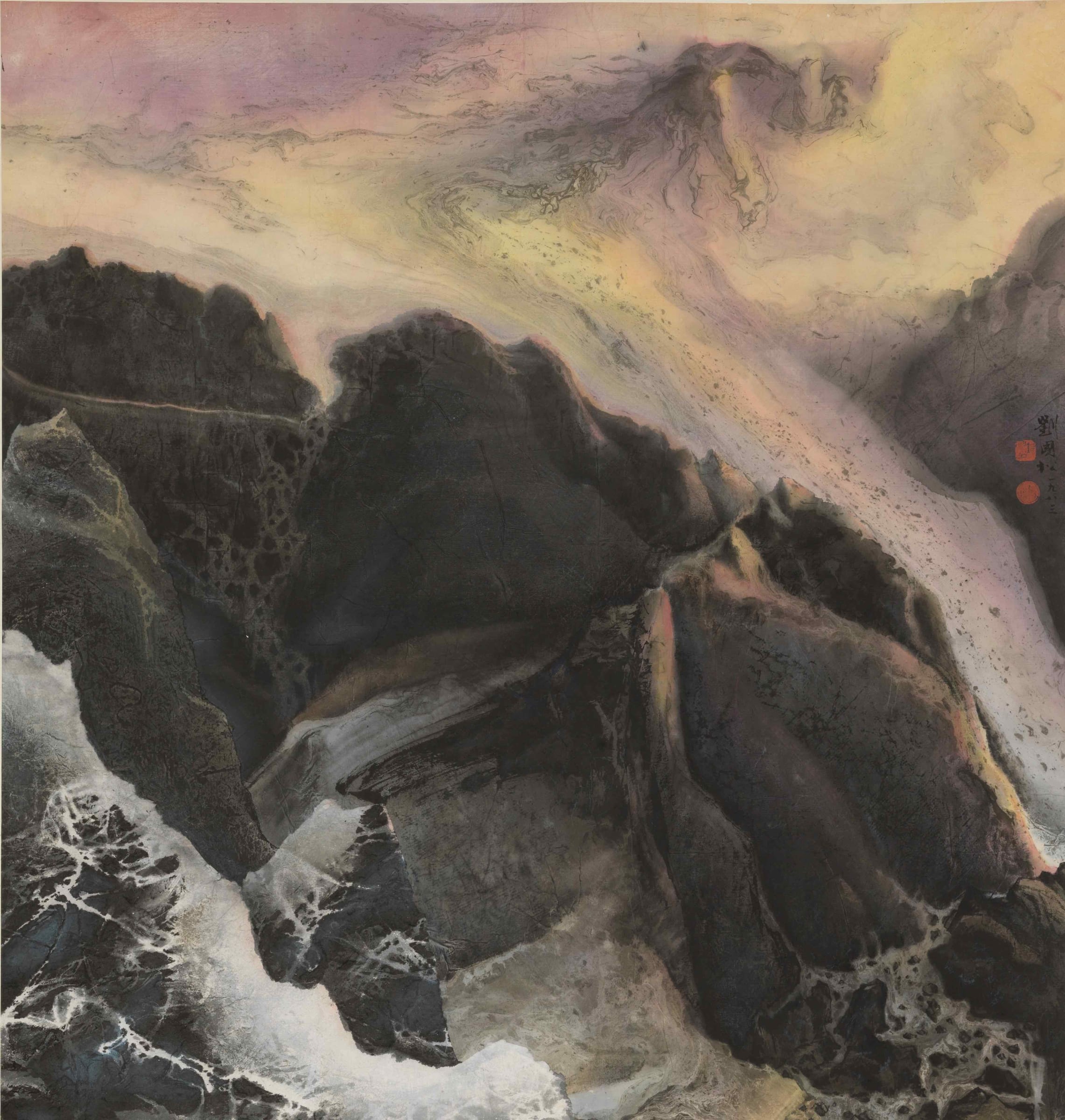 Kuo-sung Liu, 日暮的感覺 The Feeling of Nightfall, 1983