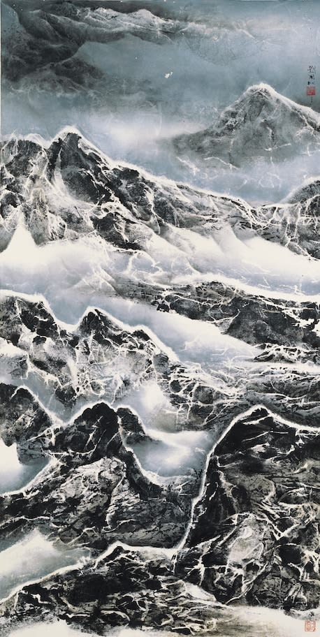 Kuo-sung Liu, 頂天立地：西藏組曲之一0五 The High Mountain: Tibet Series No.105, 2008