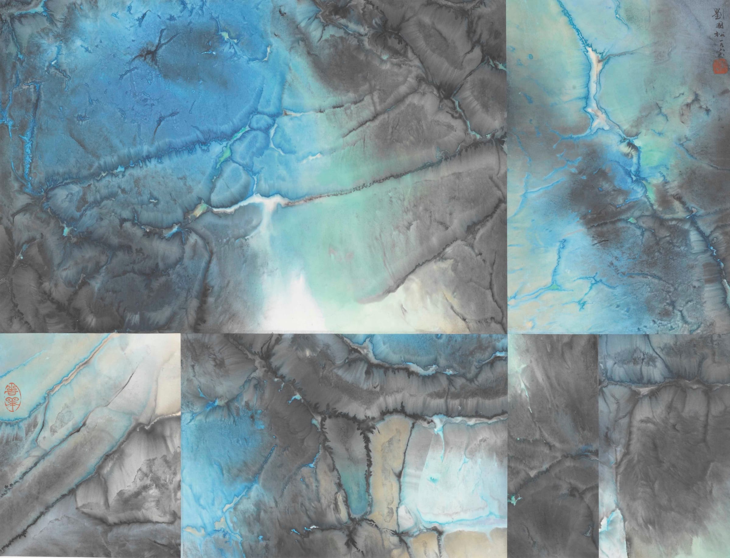 Kuo-sung Liu, 荷之蛻變 （蓮之蛻變）Transformation of the Lotus, 1988