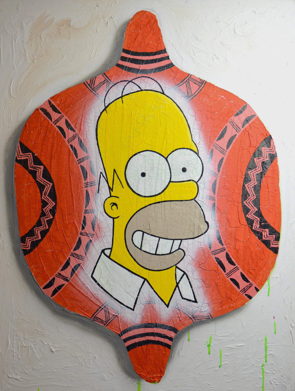 Damien Shen, Homer Simpson, 2023 | MARS Gallery