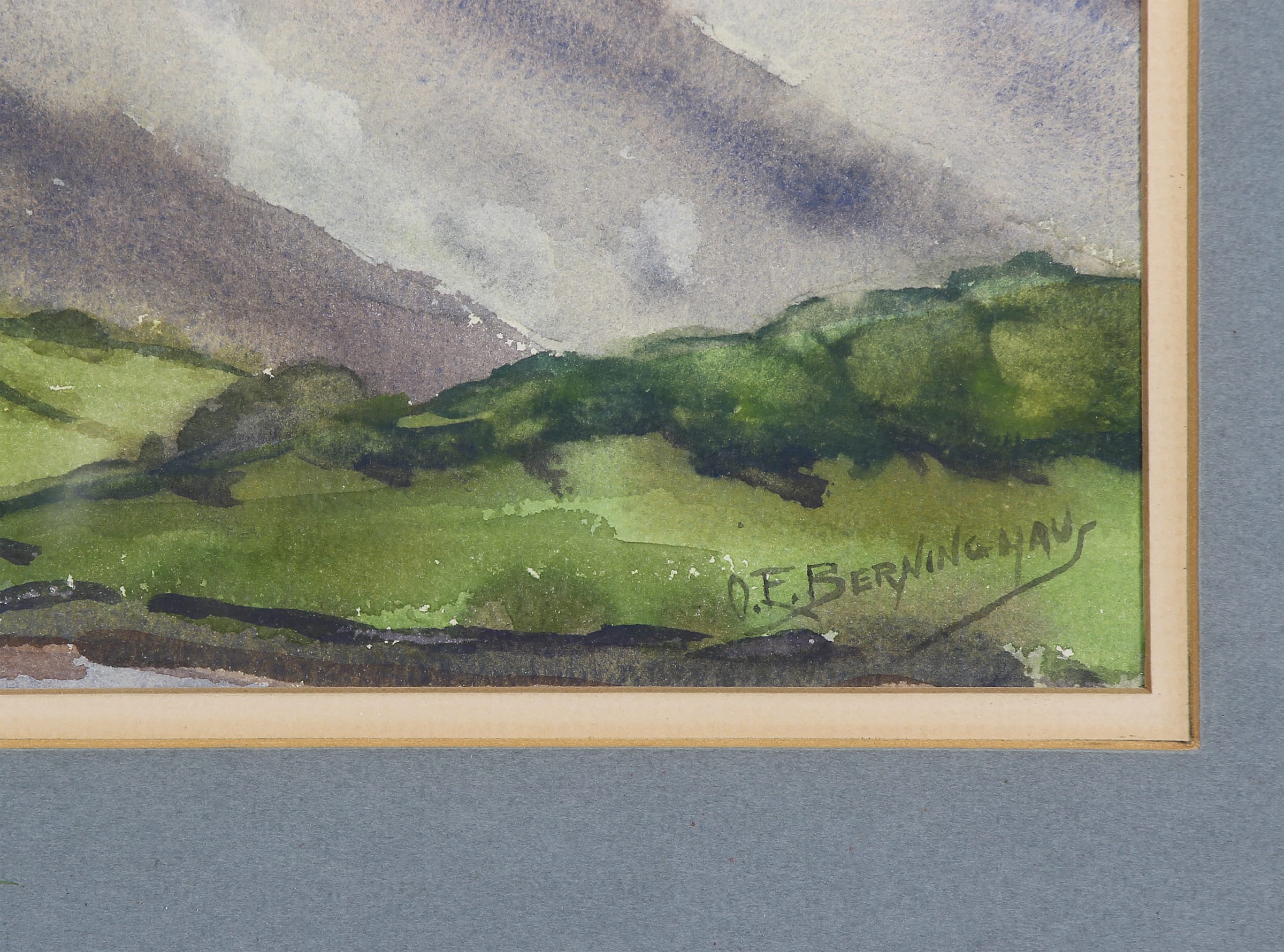 Oscar E. Berninghaus, Untitled (New Mexico Landscape), n.d.