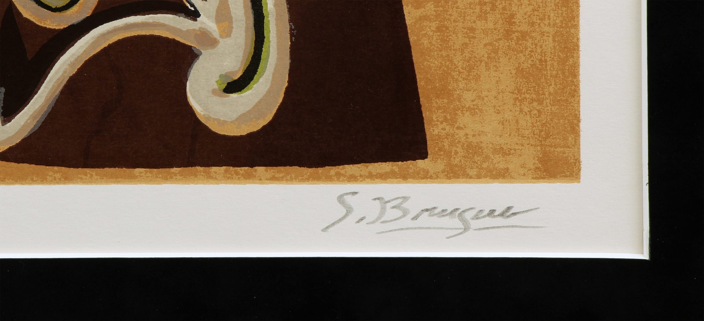 Georges Braque、LE GUERIDON、画集画、新品額装付