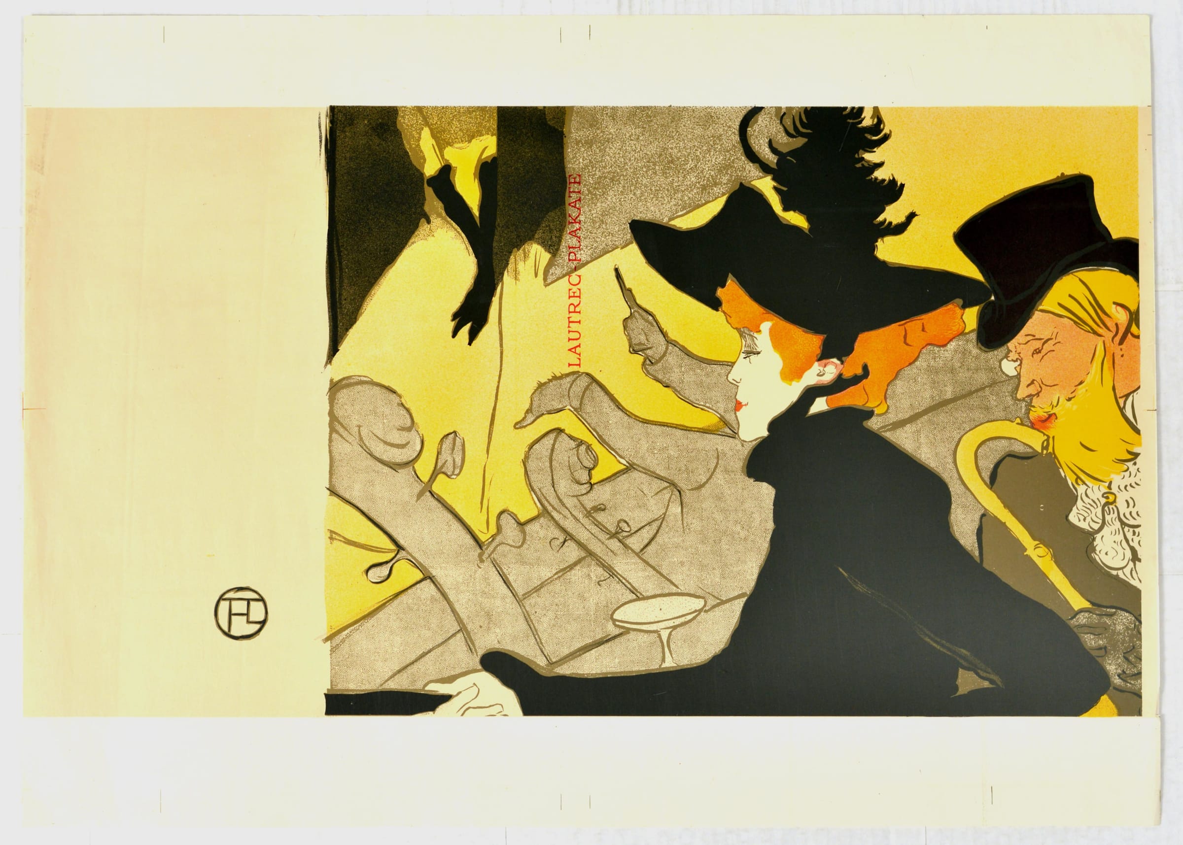 Buy digital version: Poster Japanese sofa by Henri de Toulouse-Lautrec