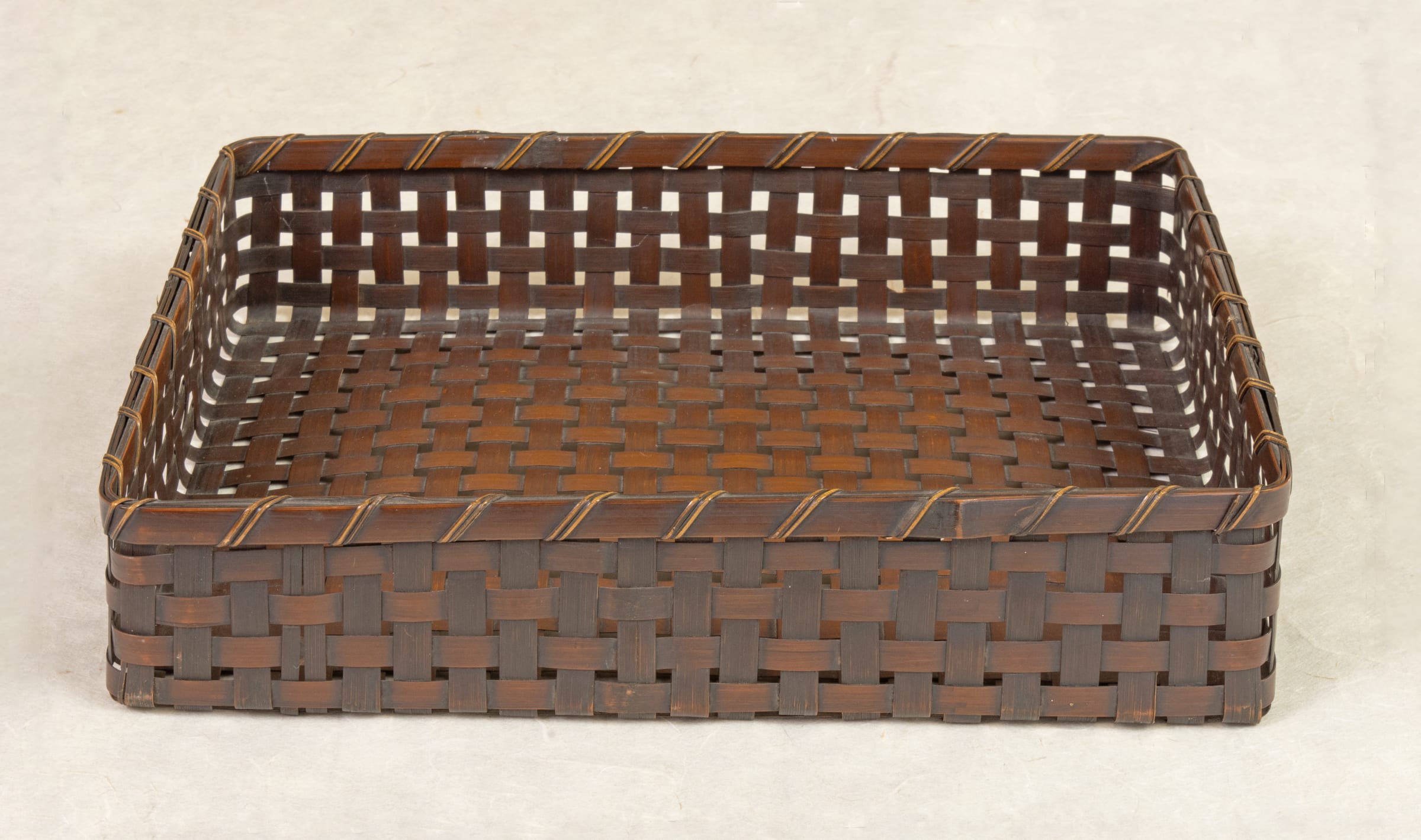 artisan's name unknown, Woven Bamboo Basket, early 1900s | Mitsui 