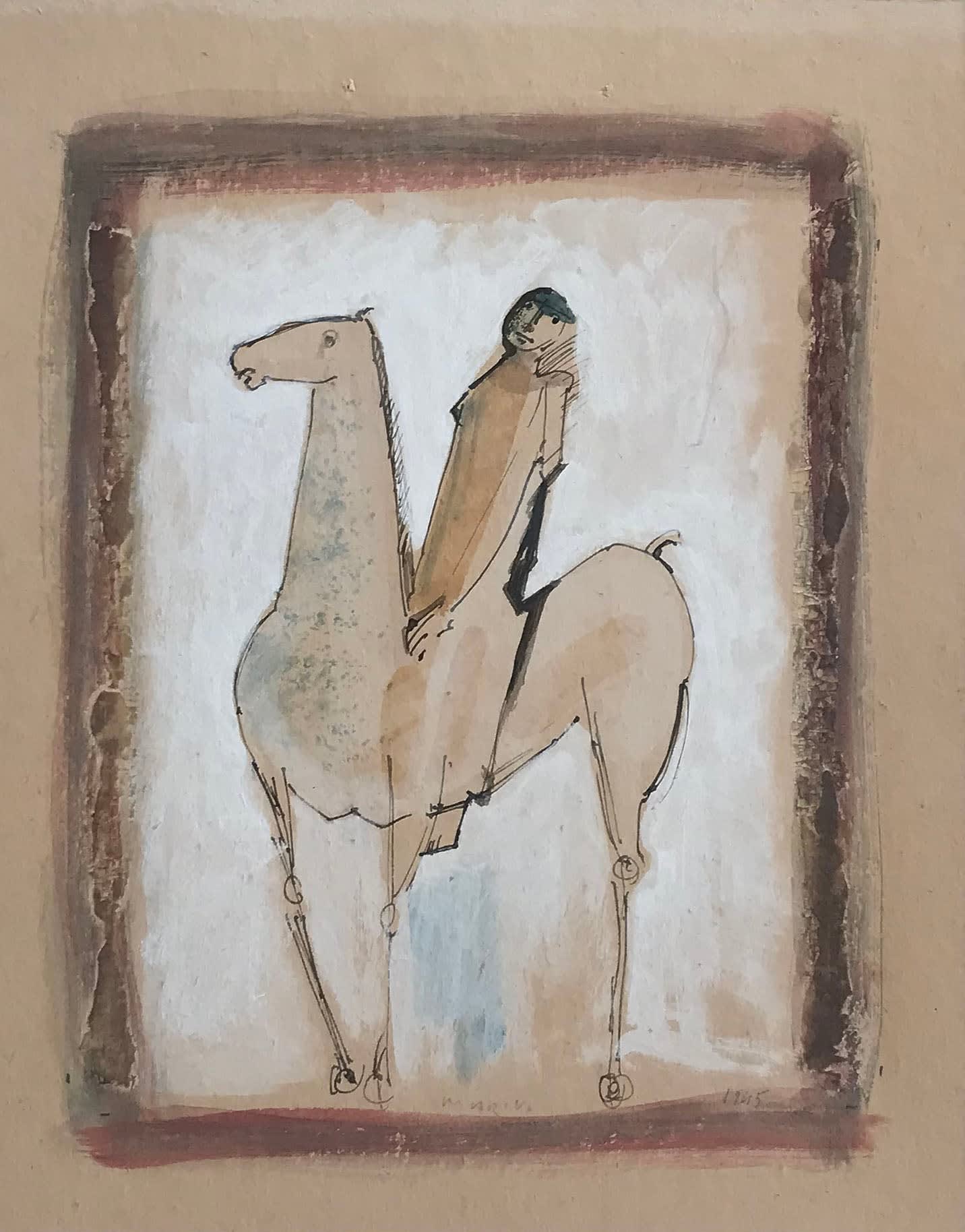 なんでも鑑定団よりも驚き！ Cavaliere, e Cavallo Marini, Marino 1945 Art Fine Modern | 絵画