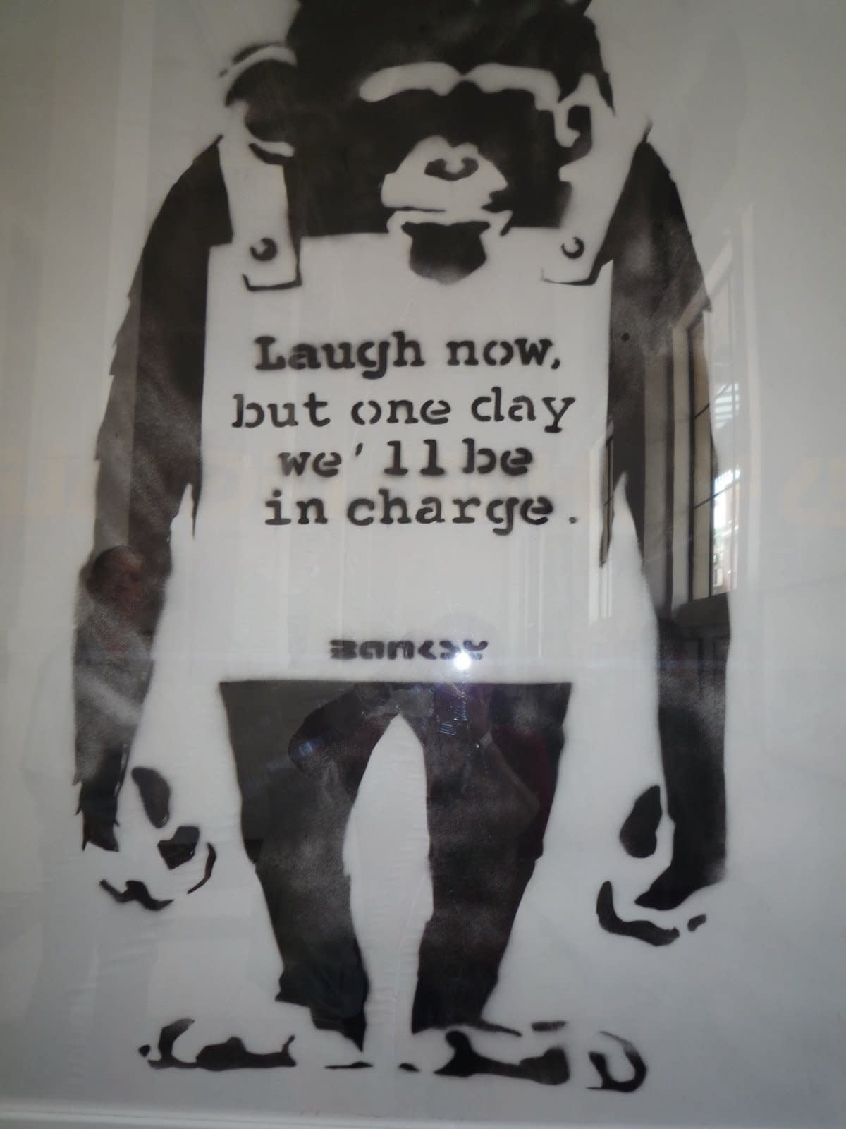 Banksy, Laugh Now But One Day We´ll Be In Charge ., 2001