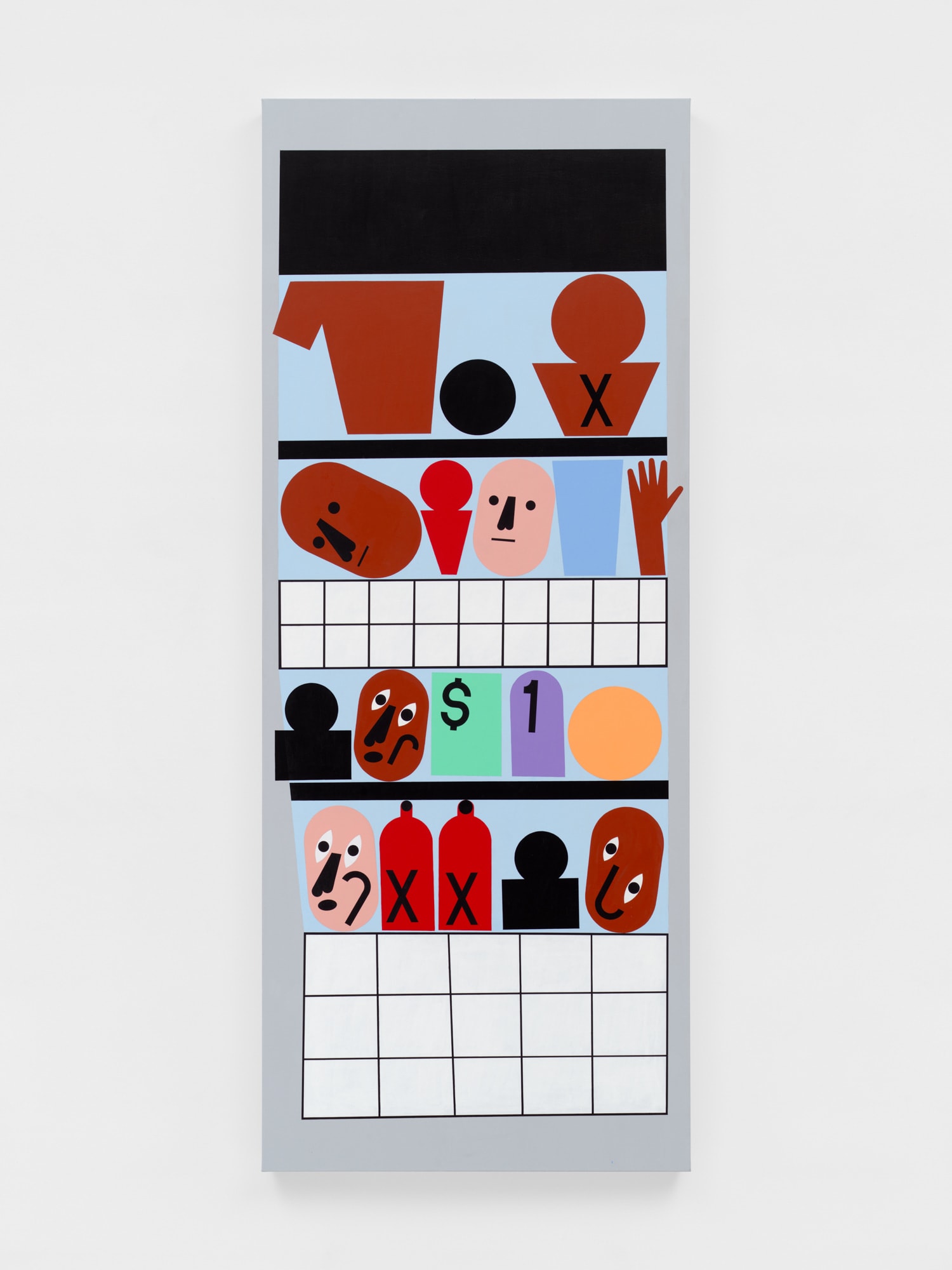 Stock 2, 2024 Acrylic on canvas 120 x 48"