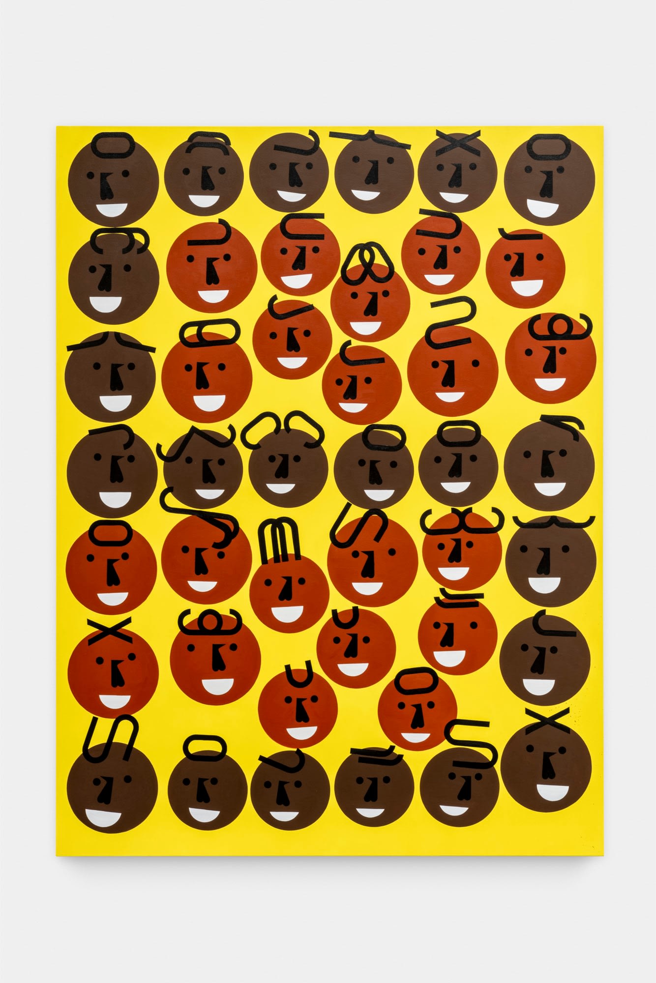 Everything is Fine (S), 2025 Acrylic on canvas 96 x 72"