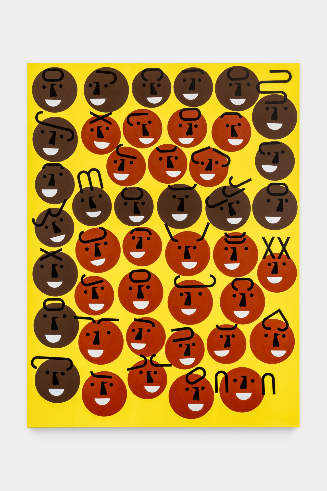 Everything is Fine (P), 2025 Acrylic on canvas 96 x 72"