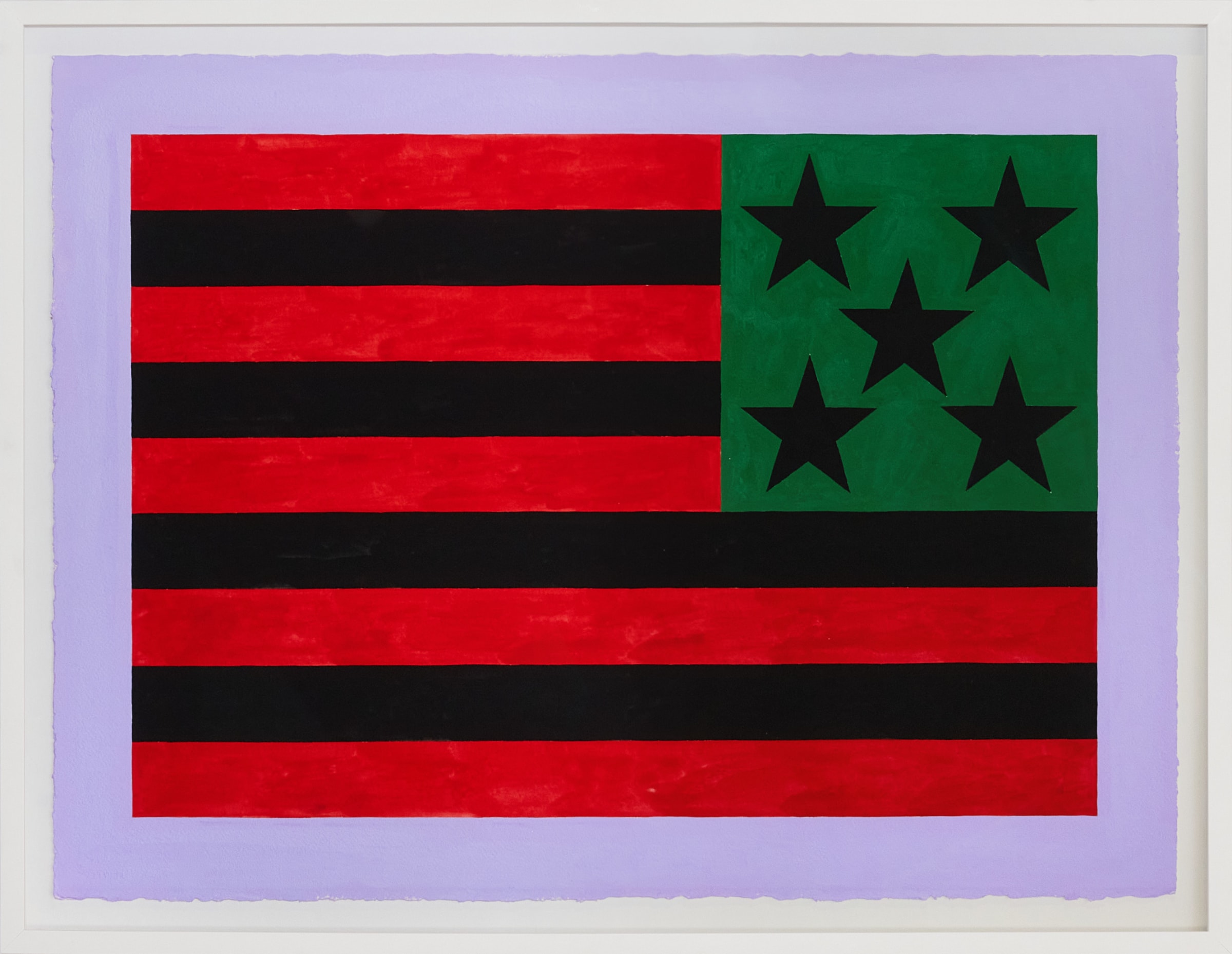 Purple #2, 2024 Unique gouache on paper 22 x 30"