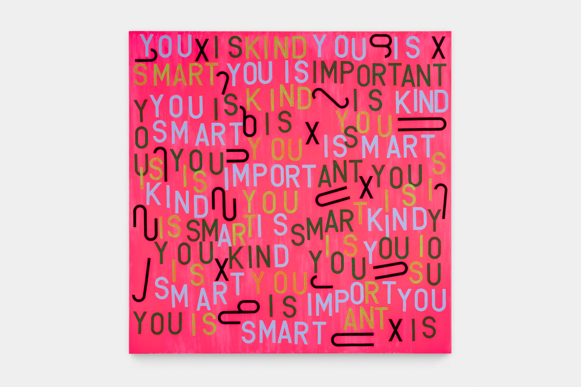 The Glow Up , 2025 Acrylic on canvas 72 x 72"