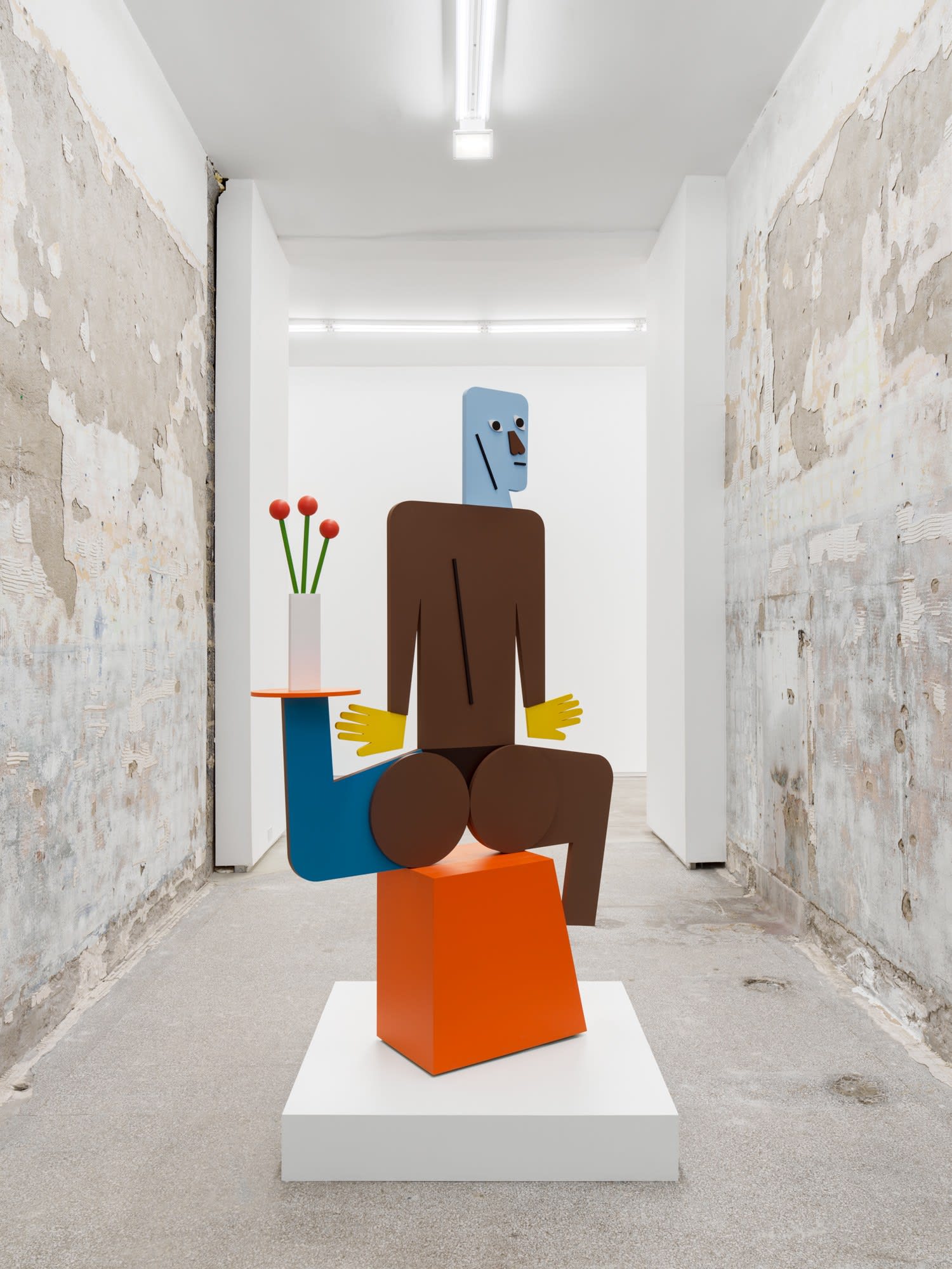 The Qing , 2024 Painted aluminum 69.7 x 44.1 x 11.8 in. 1770 x 1121 x 300 mm