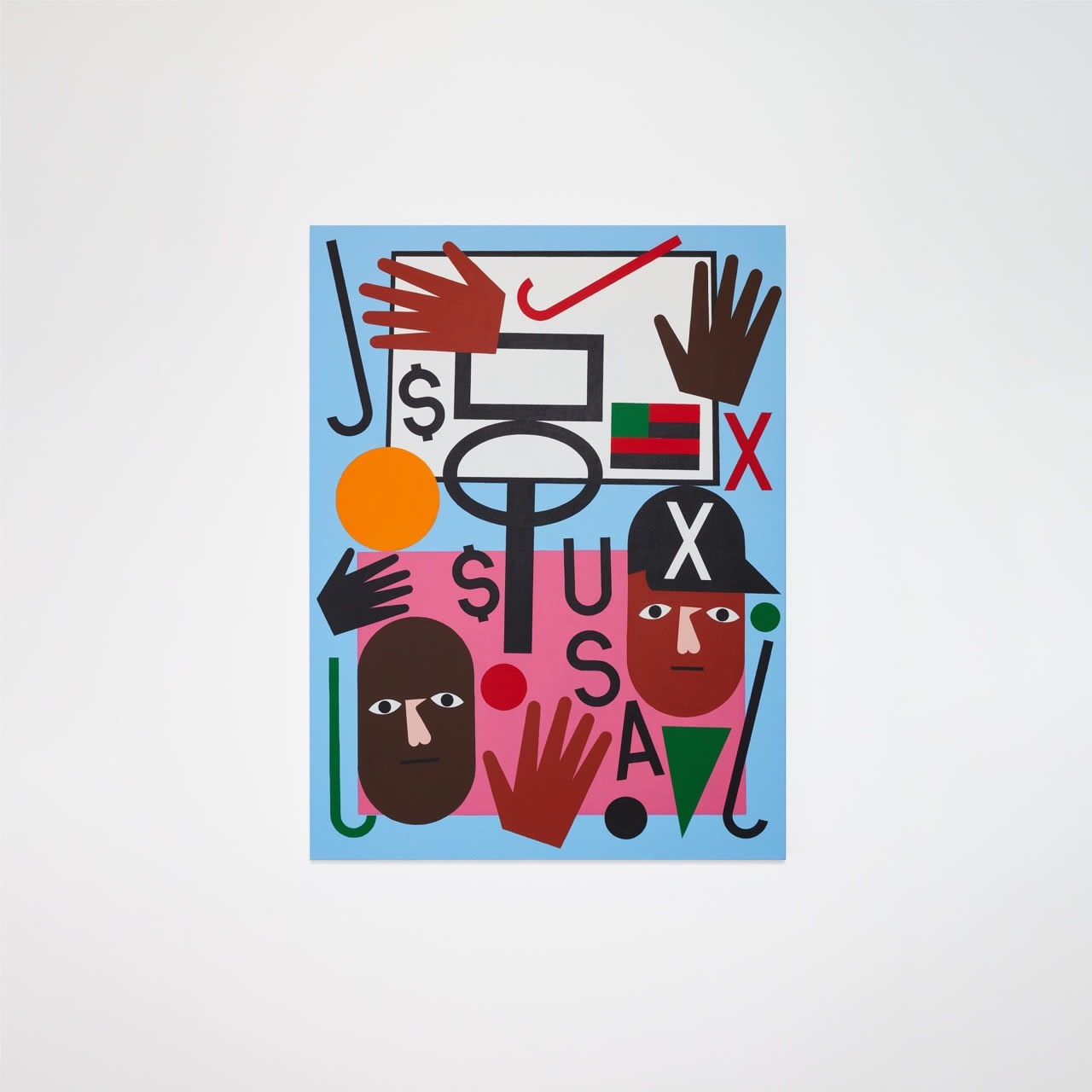 Rebound, 2024 Acrylic on canvas 48 x 36"